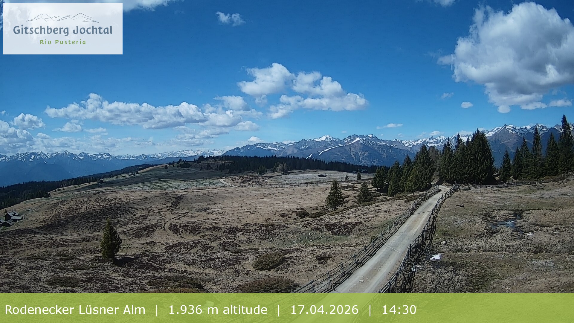 Archiv Foto Webcam Panoramablick Rodenecker Lüsner Alm