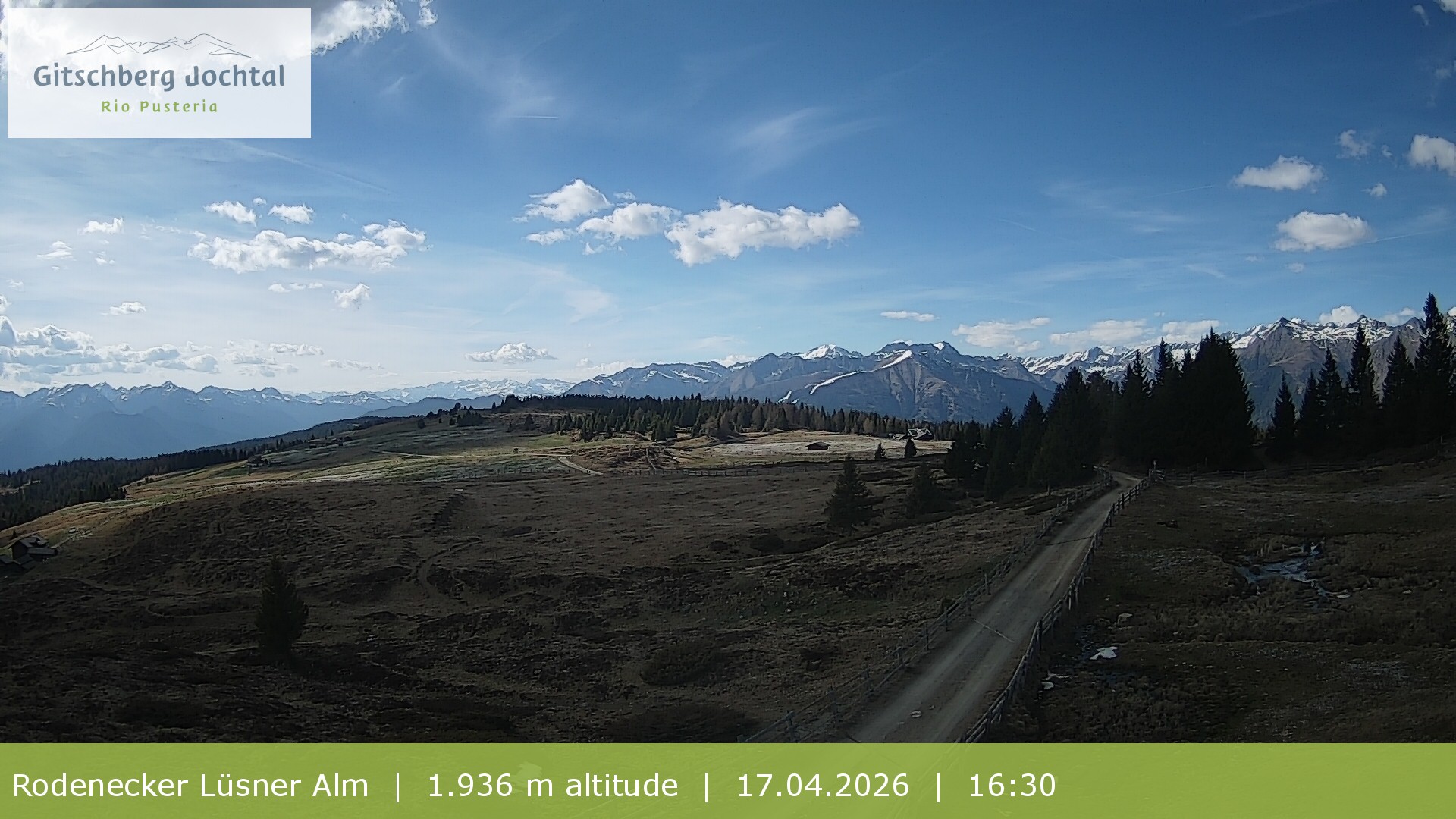 Archiv Foto Webcam Panoramablick Rodenecker Lüsner Alm