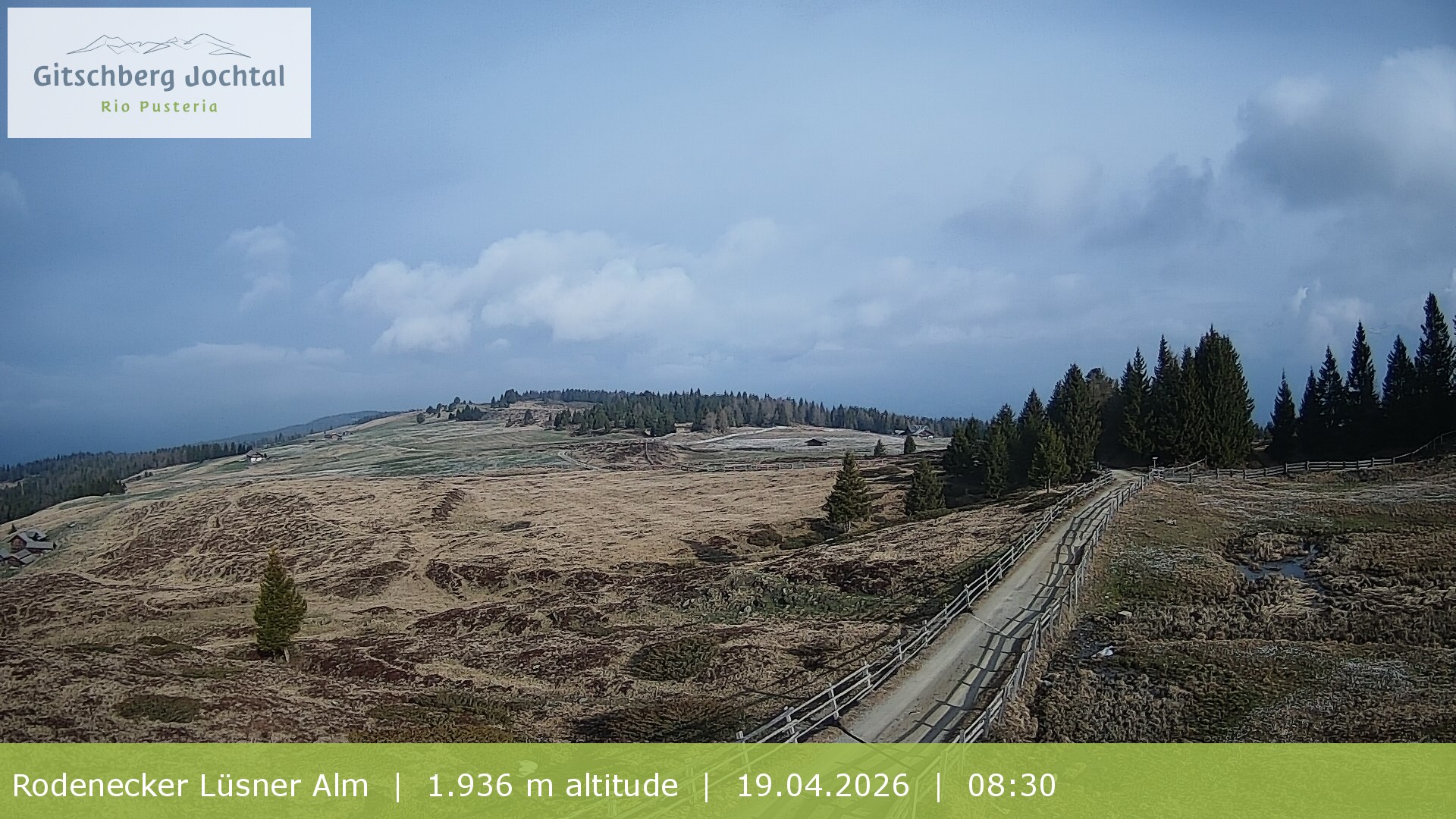 Archiv Foto Webcam Panoramablick Rodenecker Lüsner Alm
