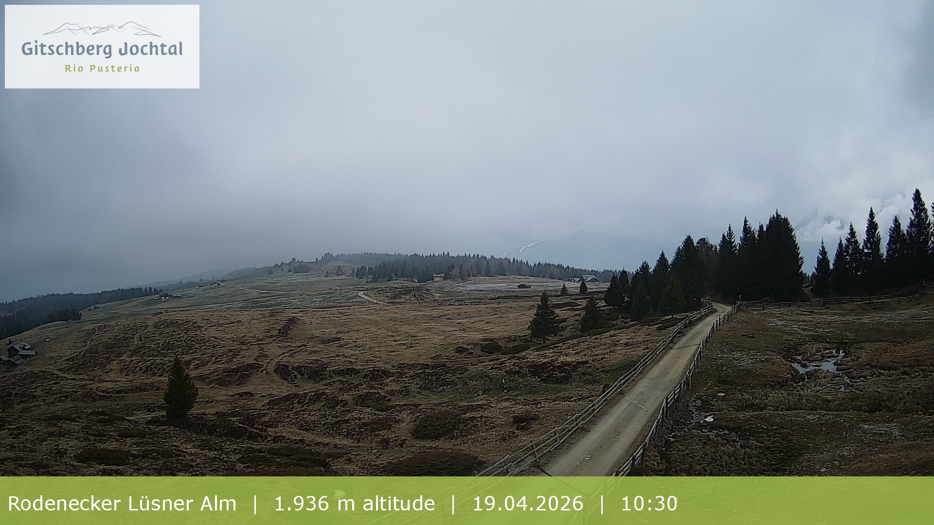 Archiv Foto Webcam Panoramablick Rodenecker Lüsner Alm