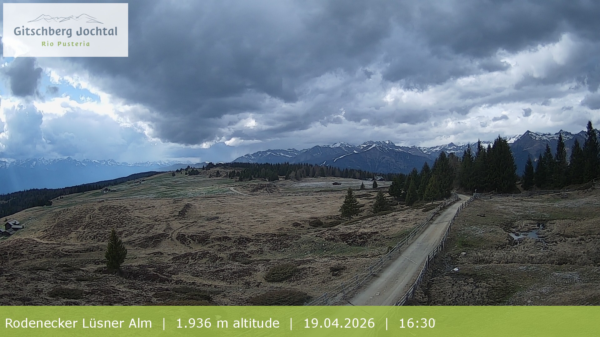 Archiv Foto Webcam Panoramablick Rodenecker Lüsner Alm