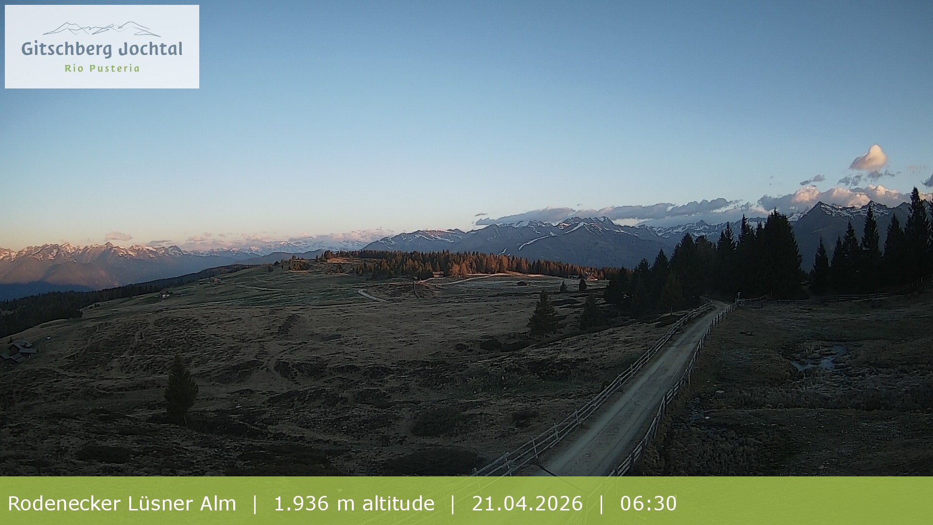 Archiv Foto Webcam Panoramablick Rodenecker Lüsner Alm