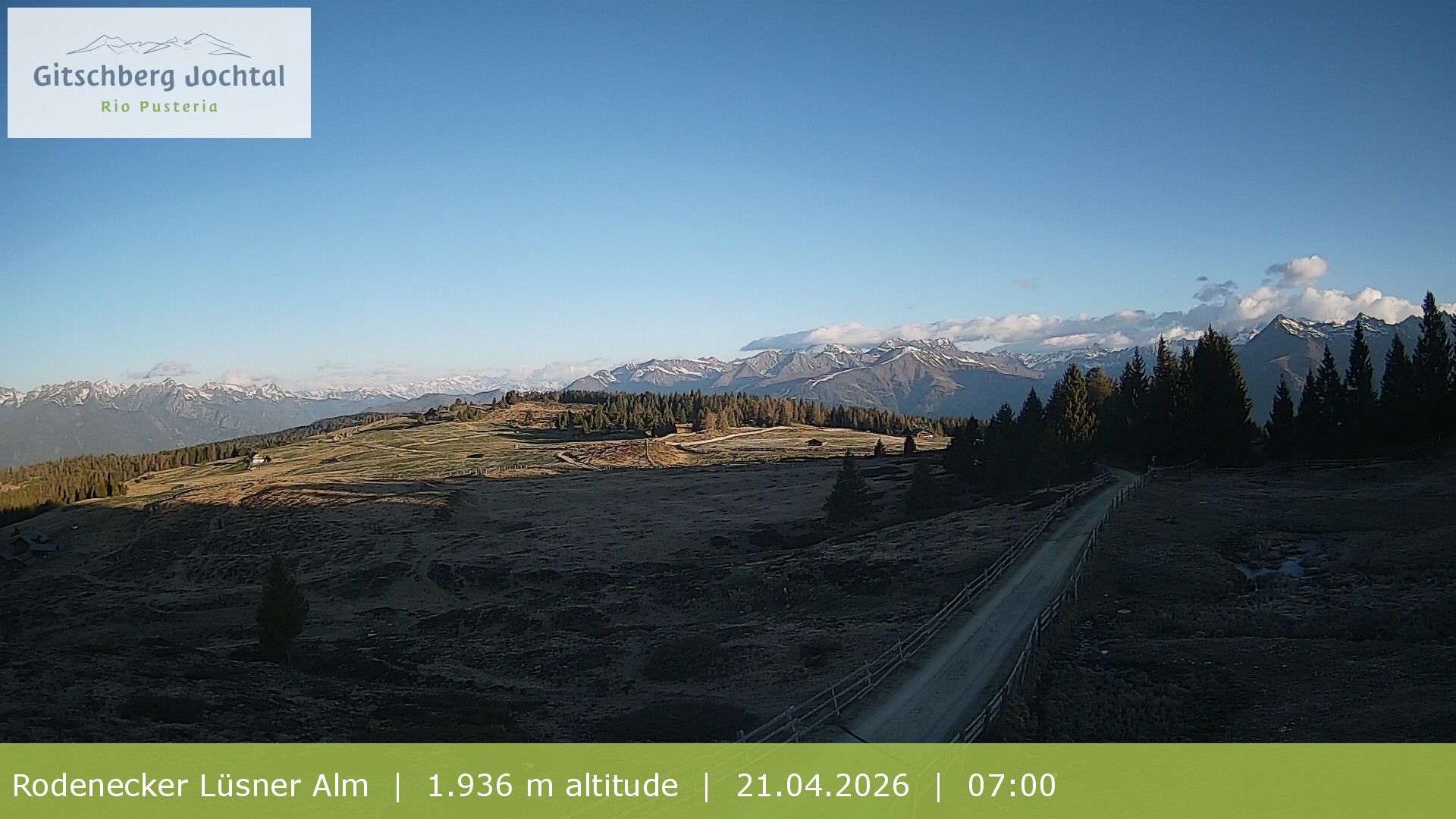 Archiv Foto Webcam Panoramablick Rodenecker Lüsner Alm