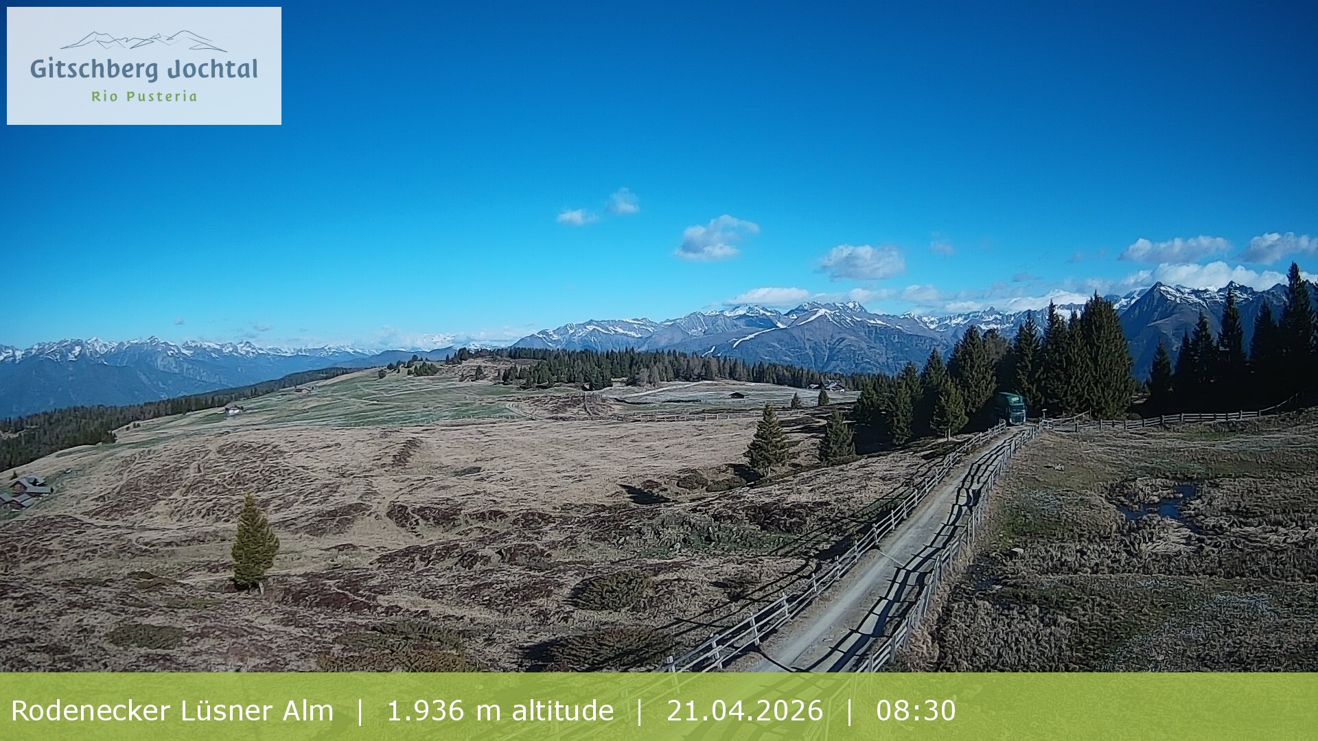 Archiv Foto Webcam Panoramablick Rodenecker Lüsner Alm