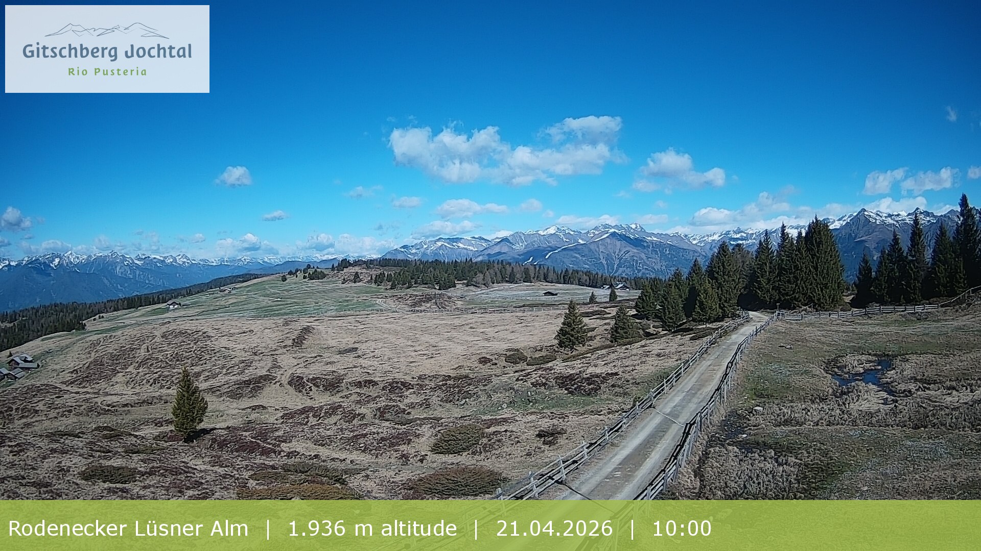 Archiv Foto Webcam Panoramablick Rodenecker Lüsner Alm