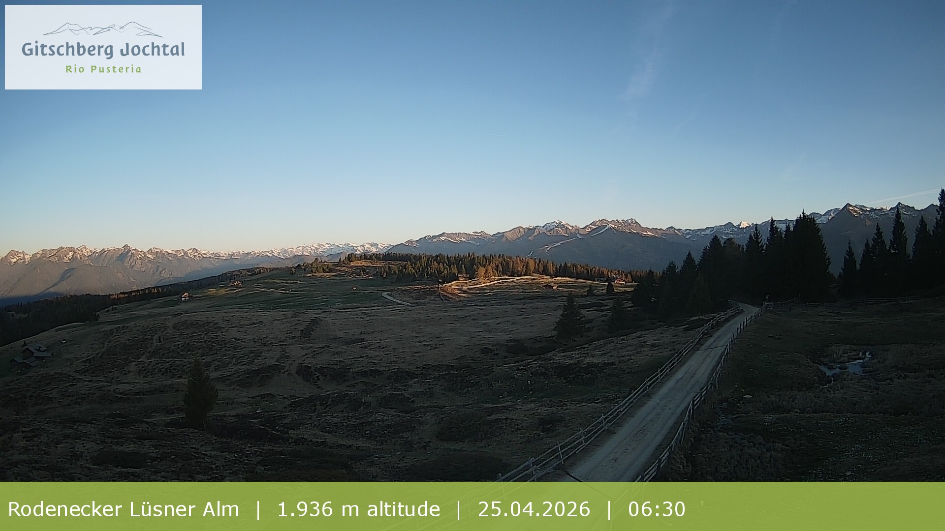 Archiv Foto Webcam Panoramablick Rodenecker Lüsner Alm