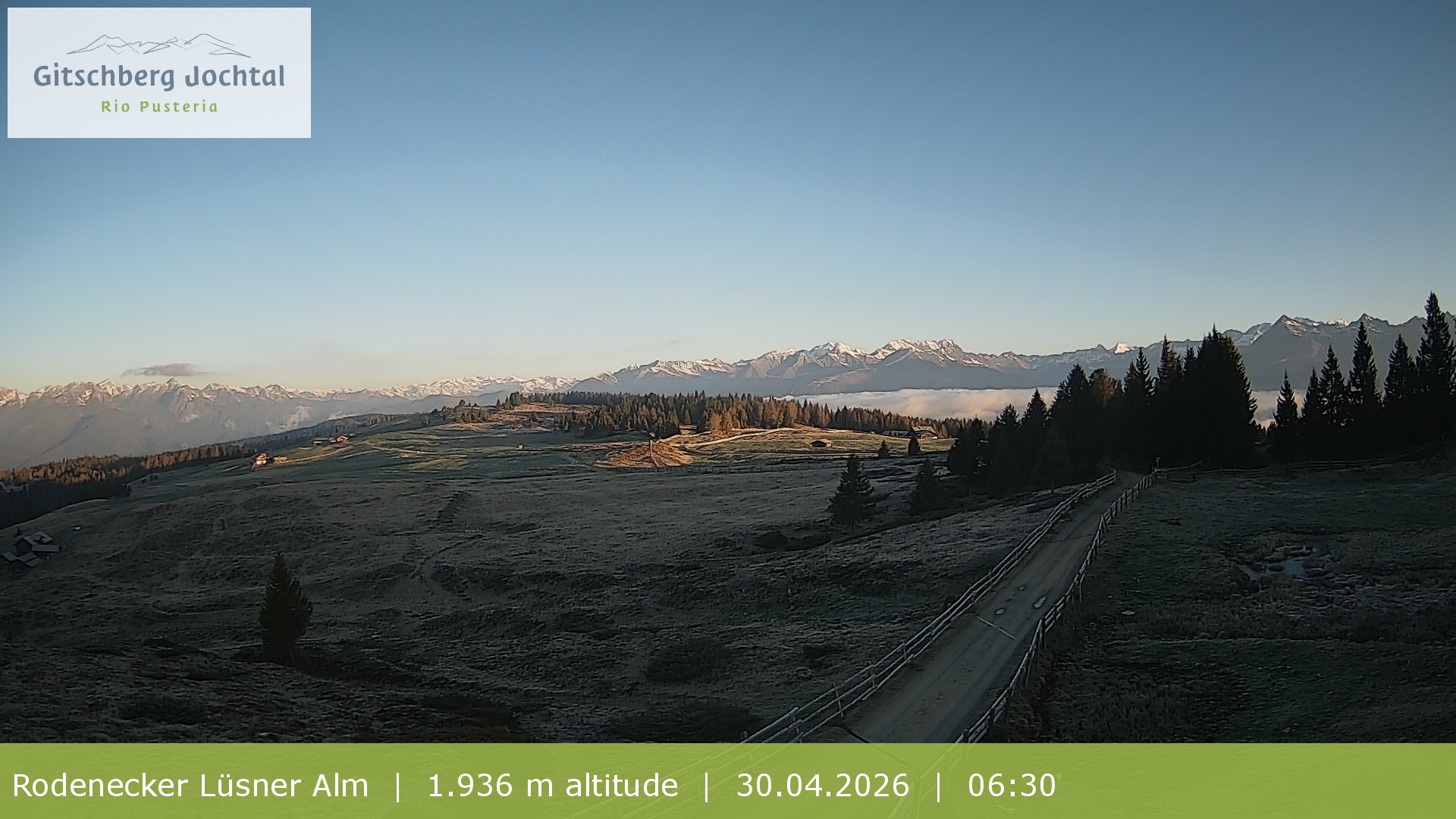 Archiv Foto Webcam Panoramablick Rodenecker Lüsner Alm