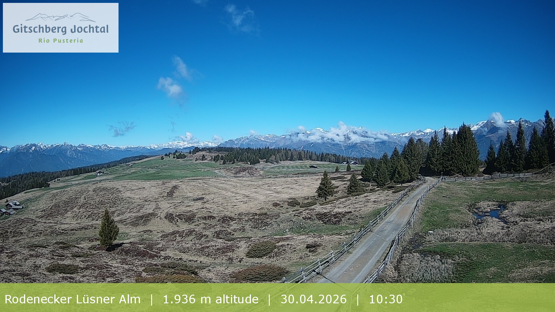 Archiv Foto Webcam Panoramablick Rodenecker Lüsner Alm