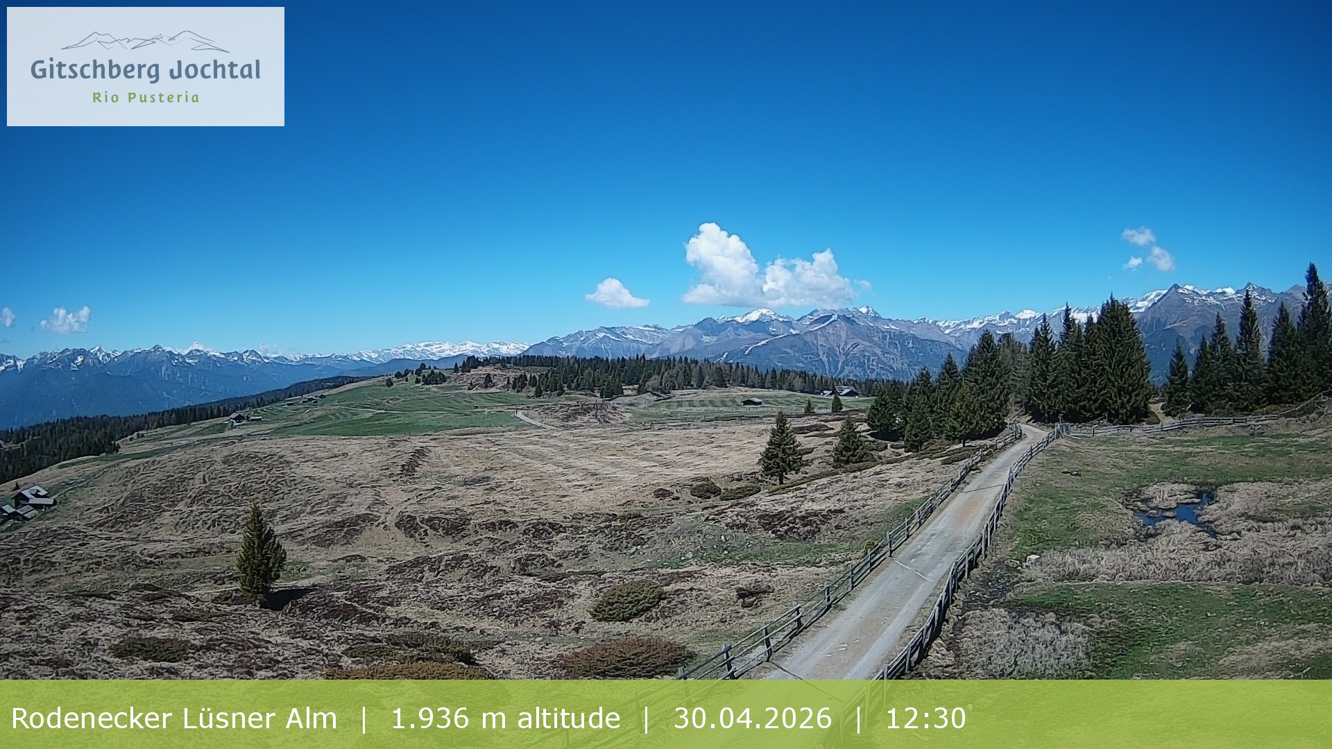 Archiv Foto Webcam Panoramablick Rodenecker Lüsner Alm