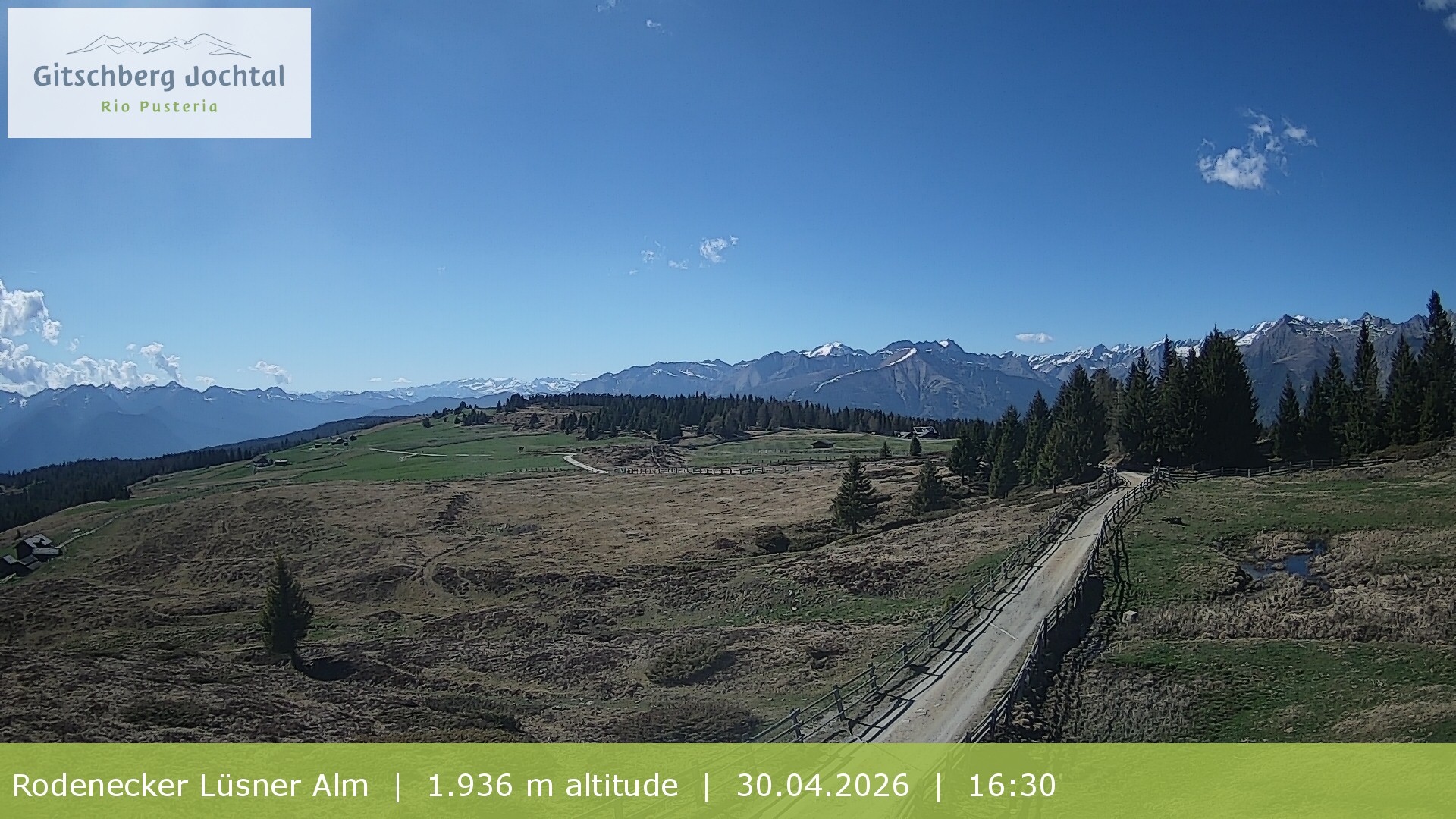 Archiv Foto Webcam Panoramablick Rodenecker Lüsner Alm