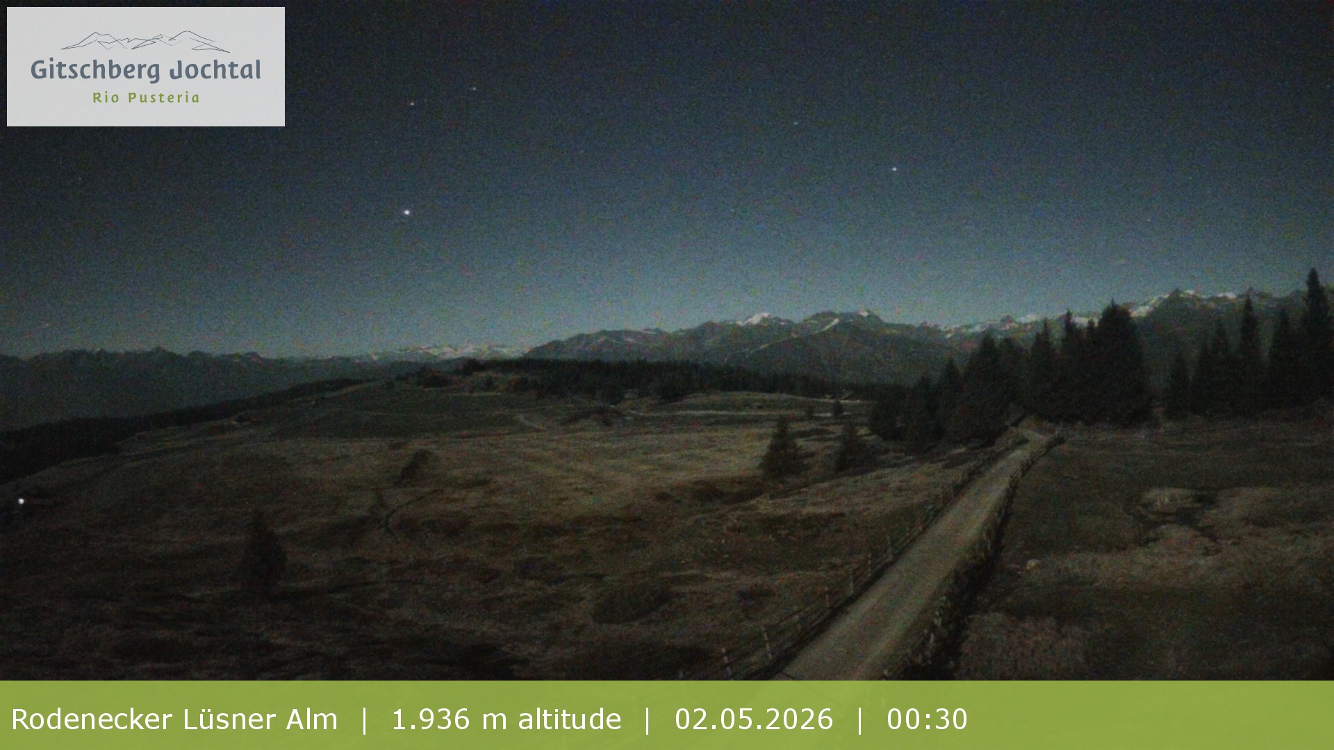 Archived image Webcam View around Rodenecker Lüsner Alm