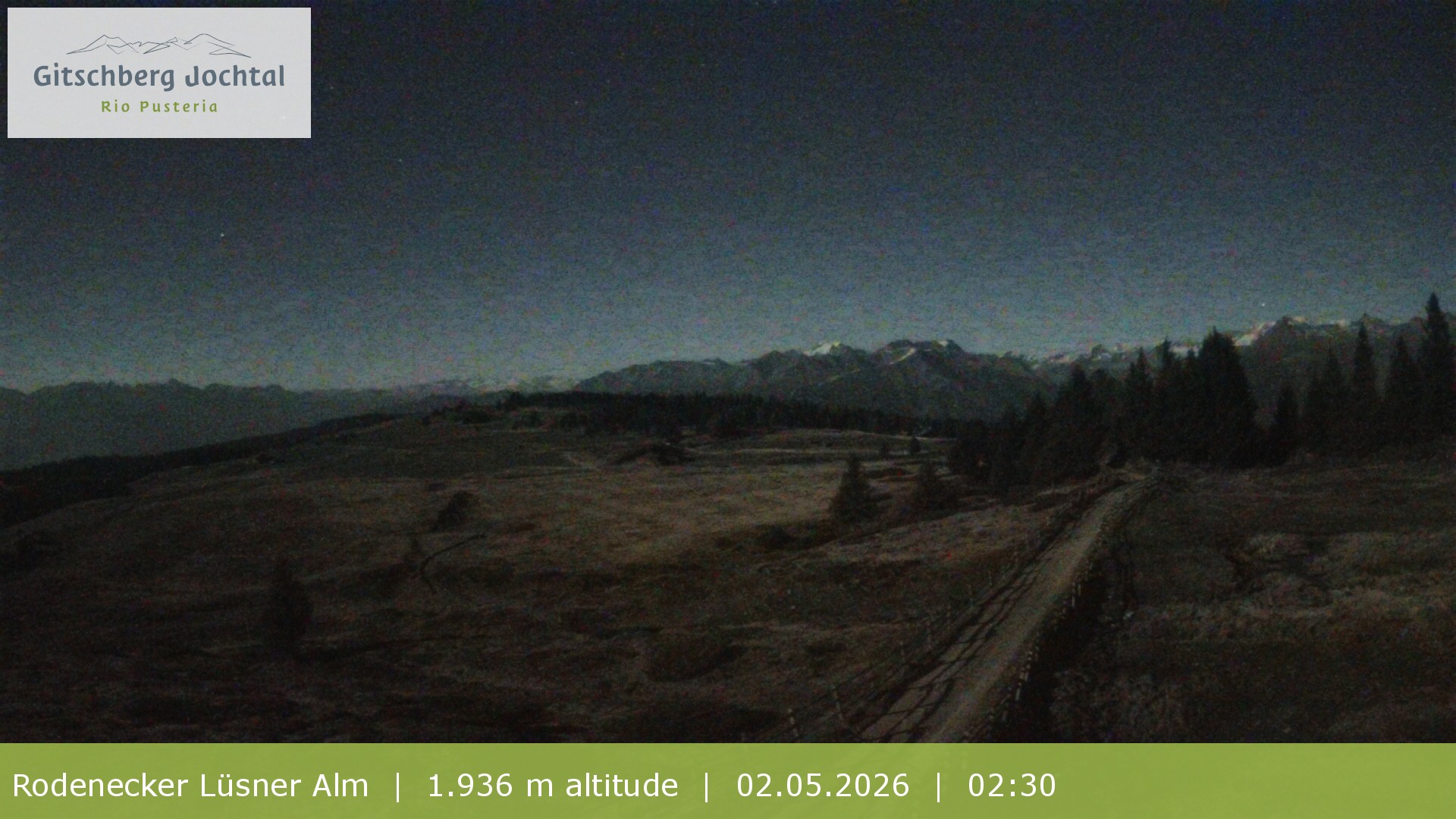 Archived image Webcam View around Rodenecker Lüsner Alm