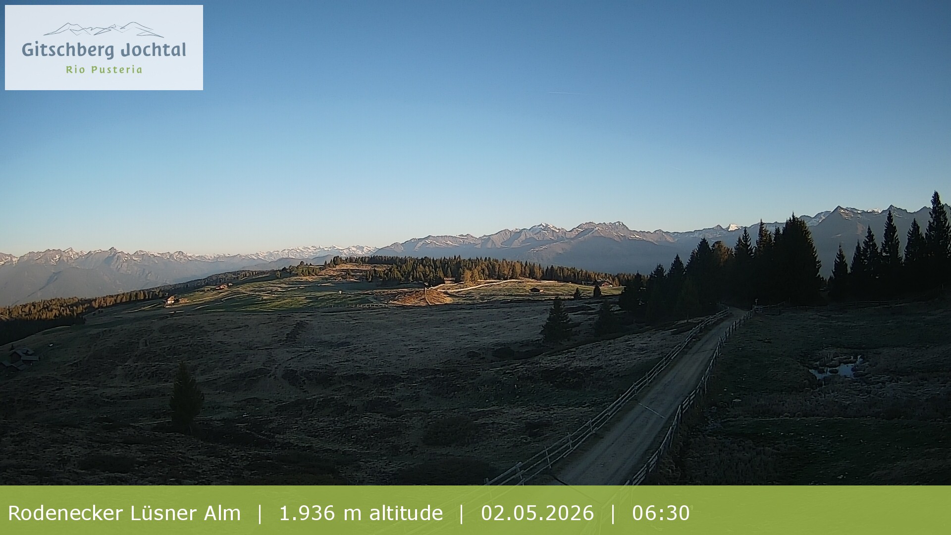 Archived image Webcam View around Rodenecker Lüsner Alm