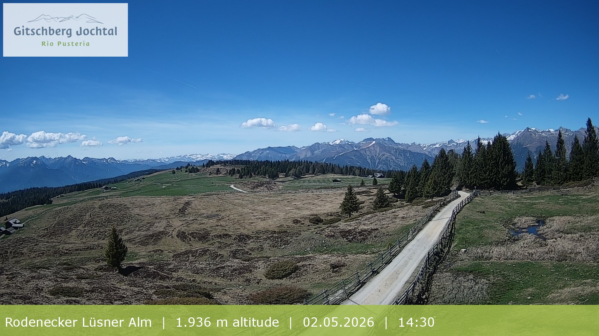 Archiv Foto Webcam Panoramablick Rodenecker Lüsner Alm