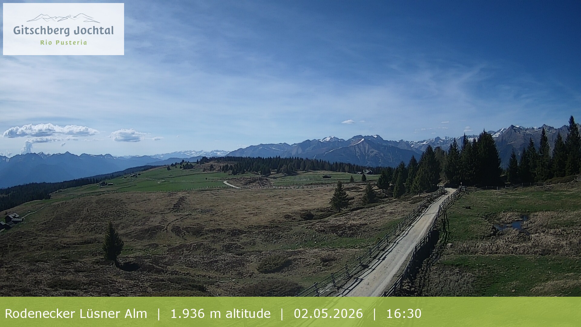 Archiv Foto Webcam Panoramablick Rodenecker Lüsner Alm