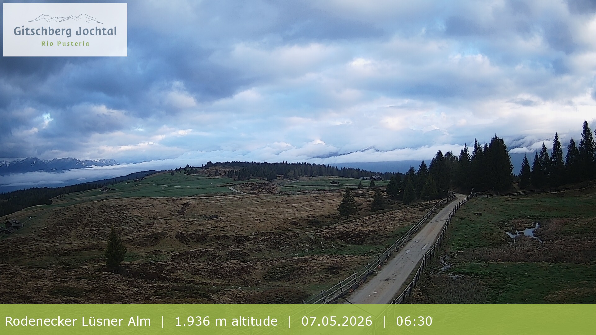 Archiv Foto Webcam Panoramablick Rodenecker Lüsner Alm