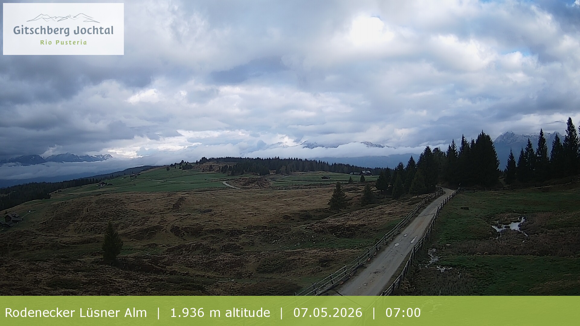 Archiv Foto Webcam Panoramablick Rodenecker Lüsner Alm