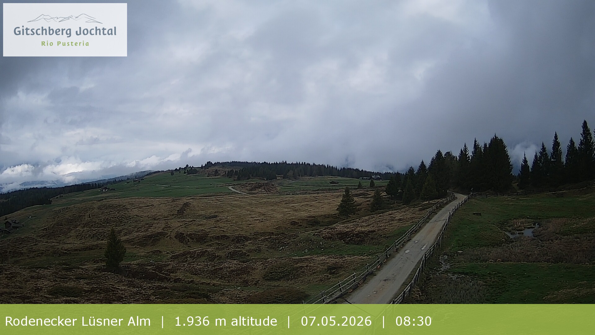 Archiv Foto Webcam Panoramablick Rodenecker Lüsner Alm