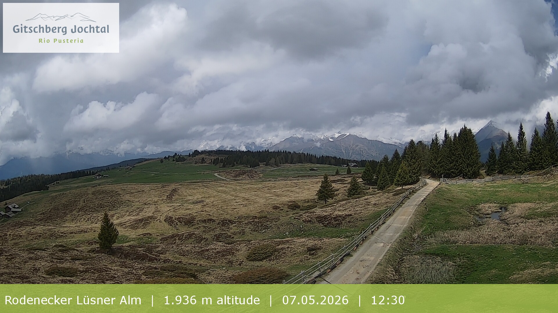 Archiv Foto Webcam Panoramablick Rodenecker Lüsner Alm