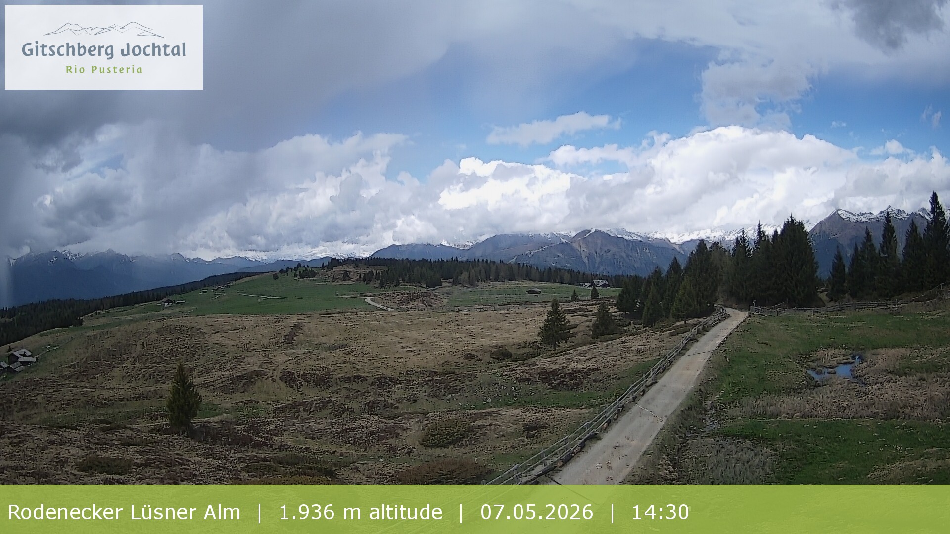 Archiv Foto Webcam Panoramablick Rodenecker Lüsner Alm