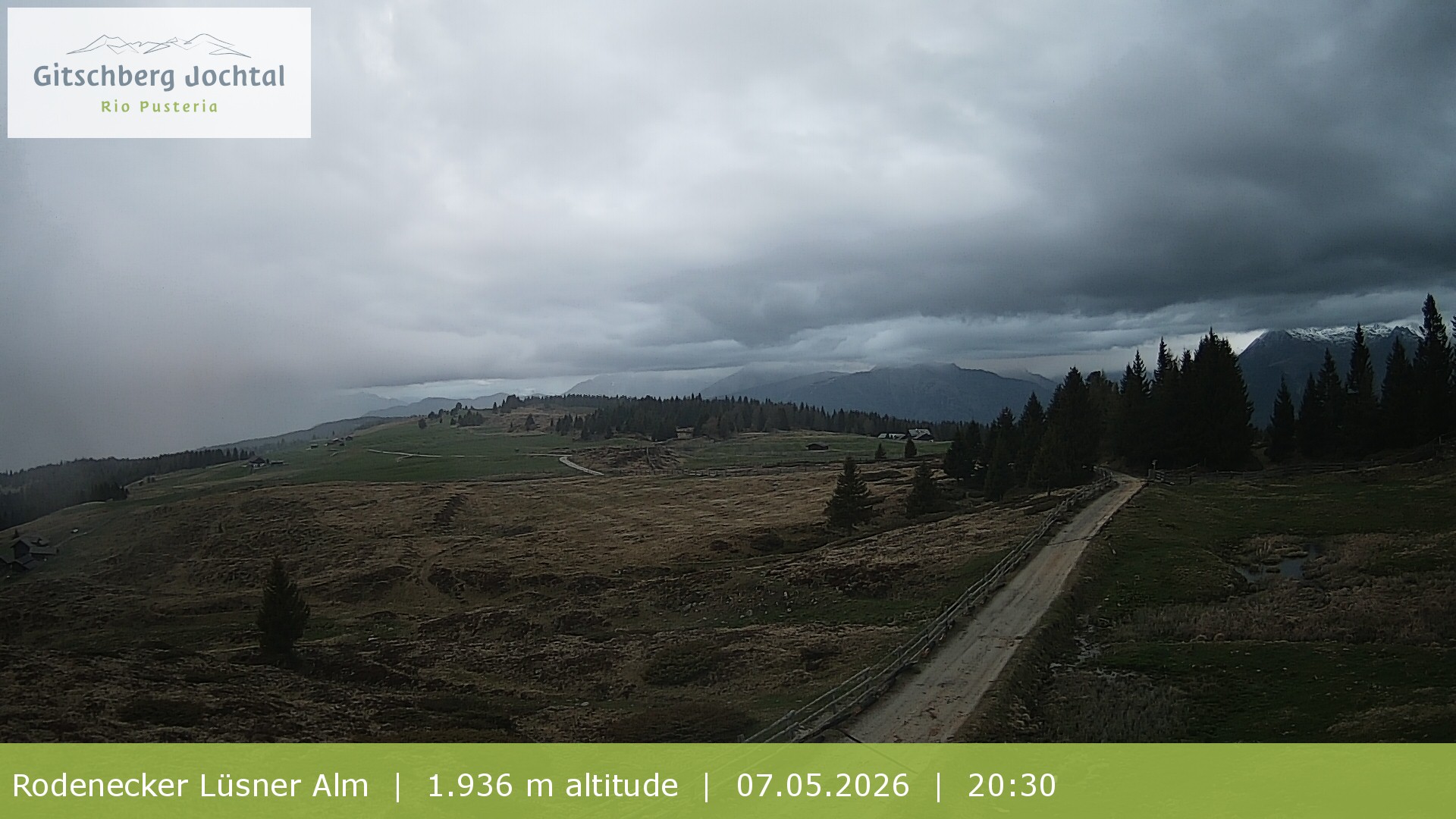 Archiv Foto Webcam Panoramablick Rodenecker Lüsner Alm