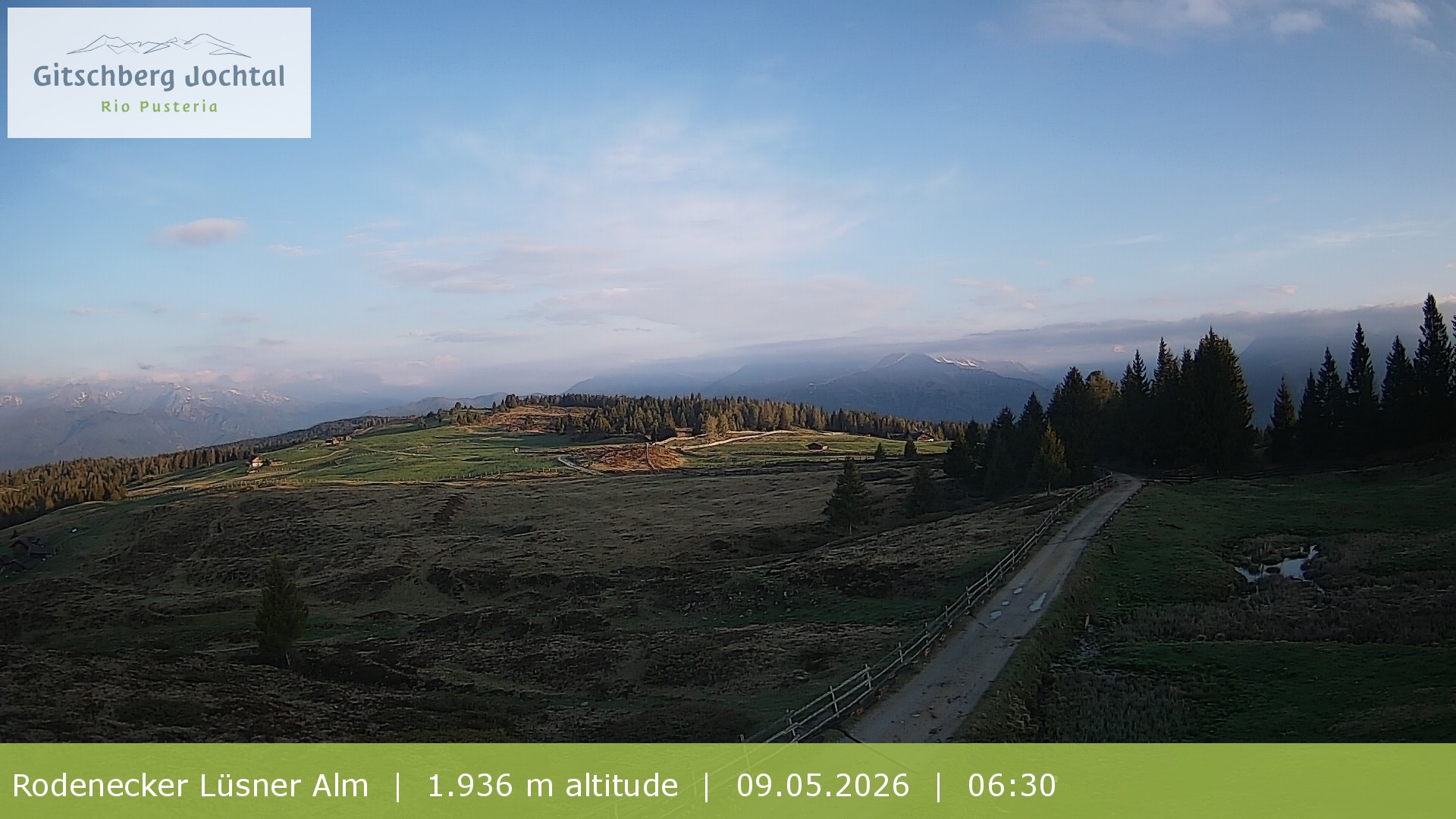 Archiv Foto Webcam Panoramablick Rodenecker Lüsner Alm