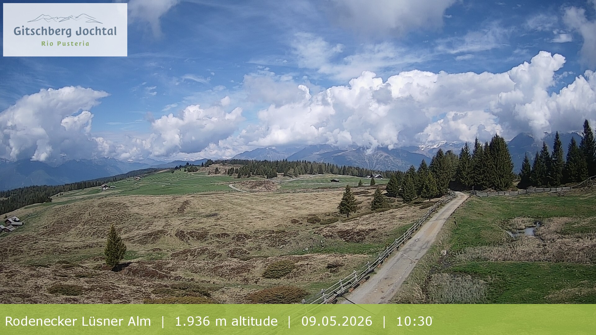 Archiv Foto Webcam Panoramablick Rodenecker Lüsner Alm