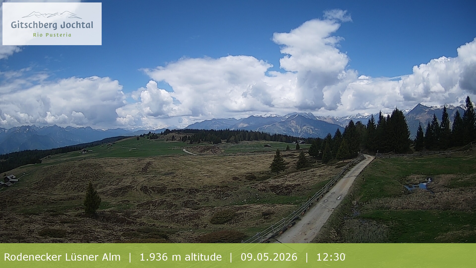 Archiv Foto Webcam Panoramablick Rodenecker Lüsner Alm