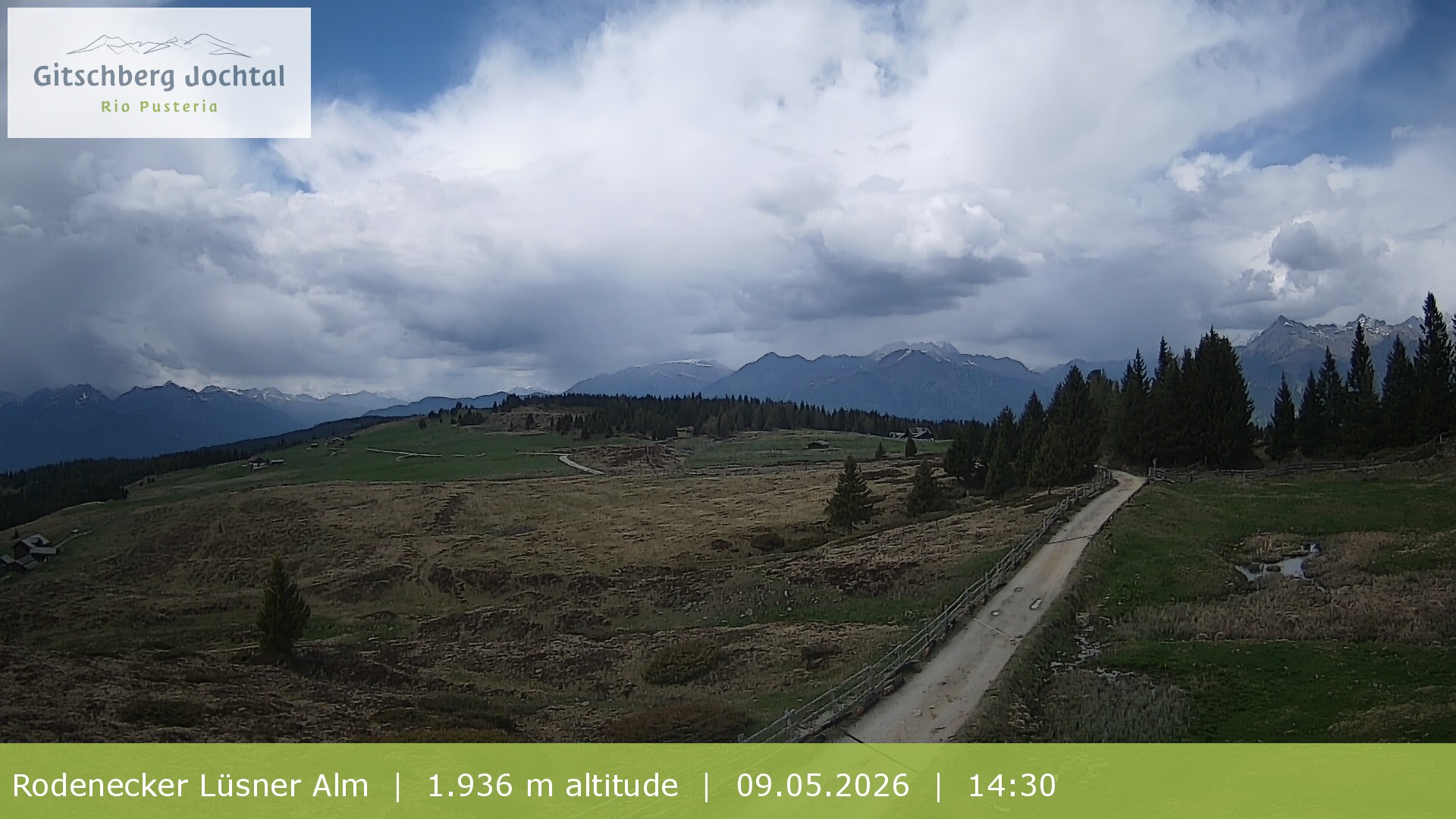 Archiv Foto Webcam Panoramablick Rodenecker Lüsner Alm