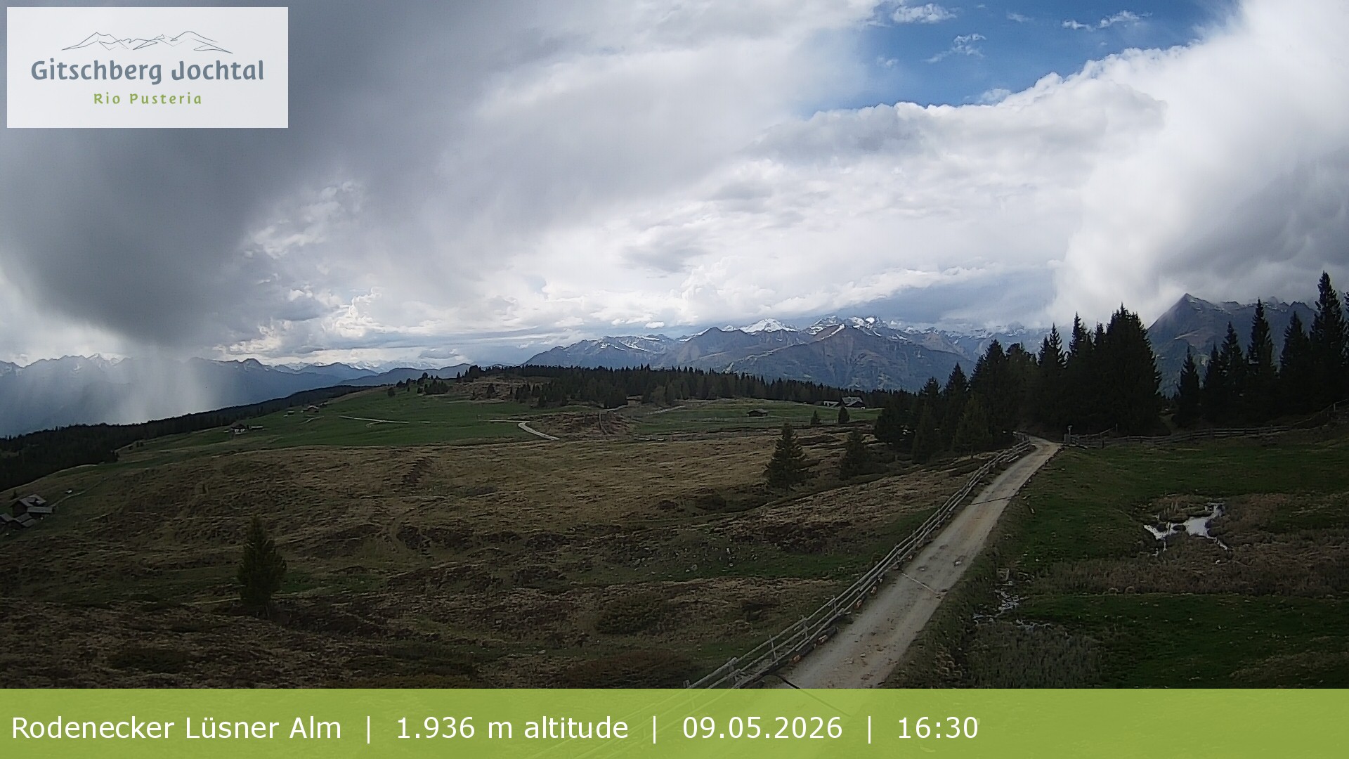Archiv Foto Webcam Panoramablick Rodenecker Lüsner Alm