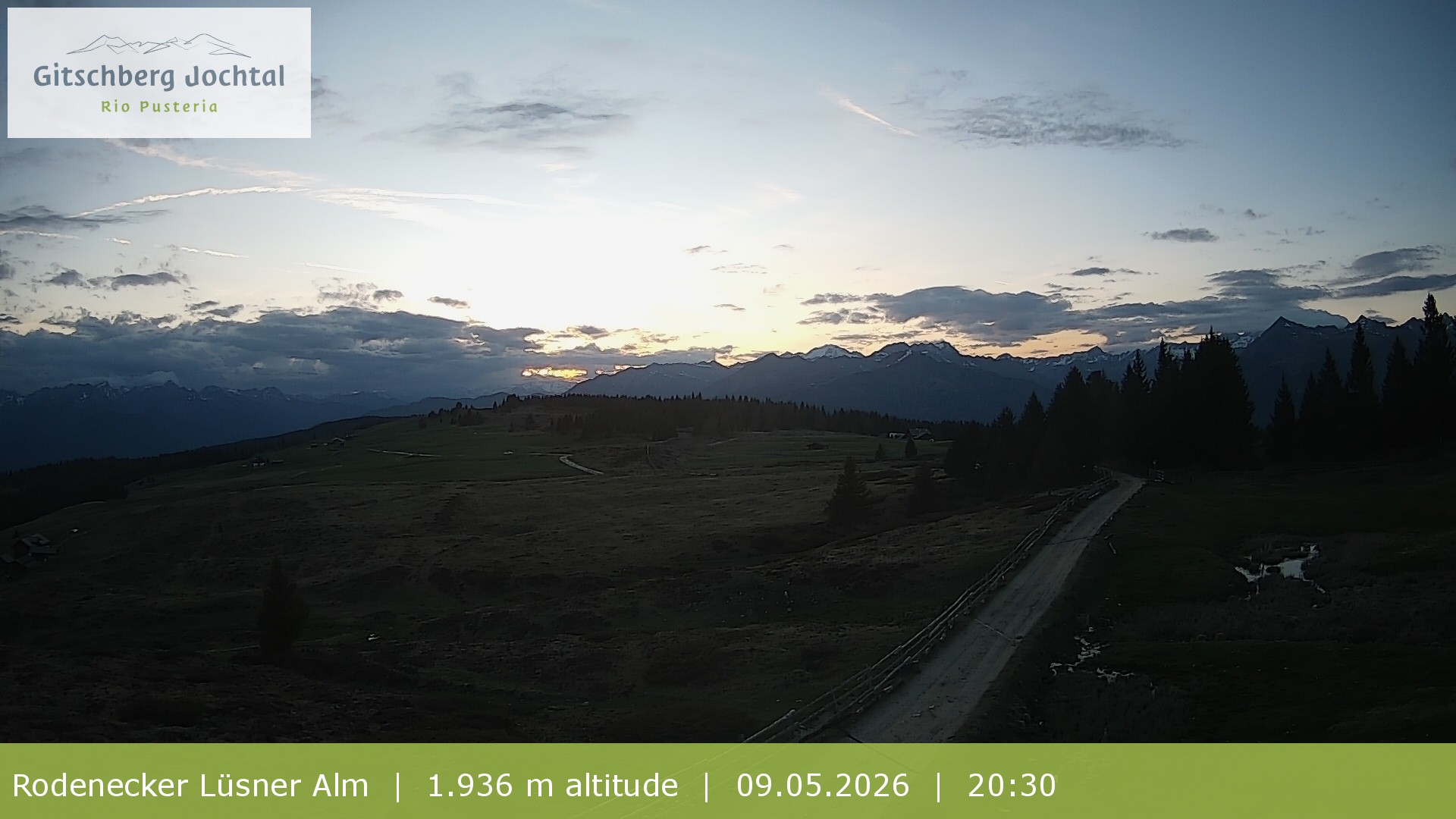 Archiv Foto Webcam Panoramablick Rodenecker Lüsner Alm