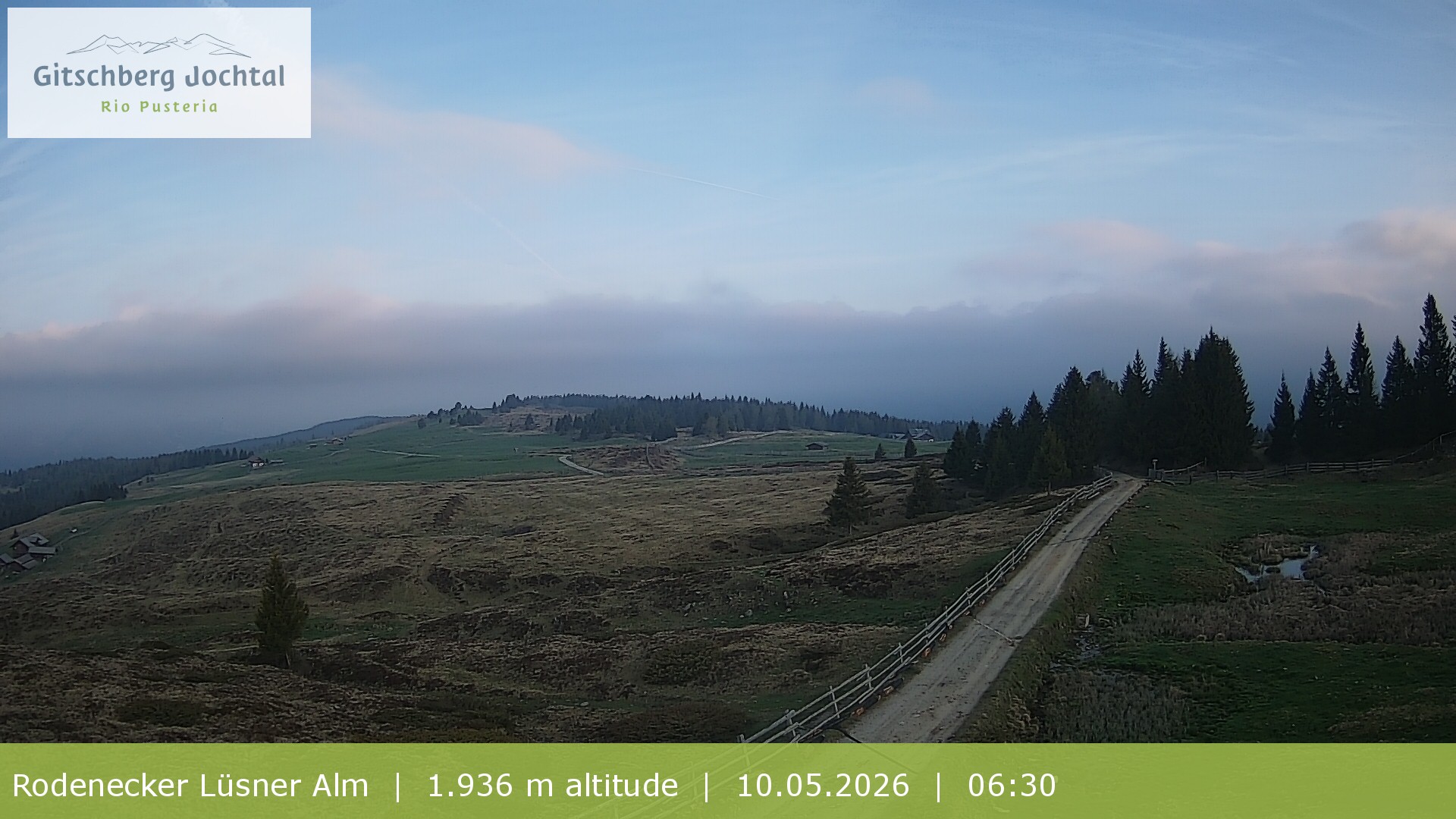 Archiv Foto Webcam Panoramablick Rodenecker Lüsner Alm