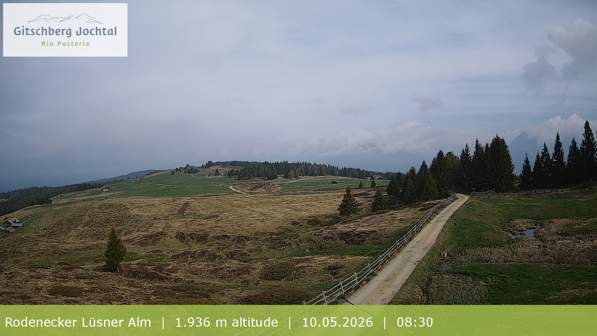 Archiv Foto Webcam Panoramablick Rodenecker Lüsner Alm