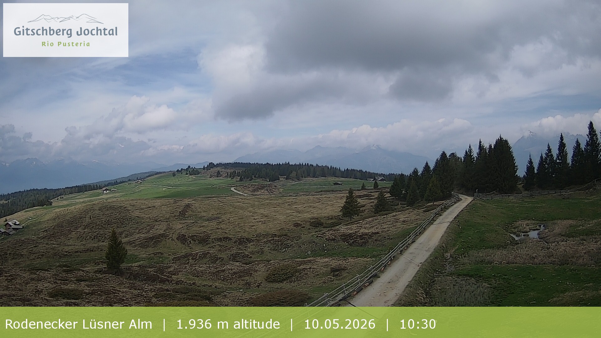 Archiv Foto Webcam Panoramablick Rodenecker Lüsner Alm