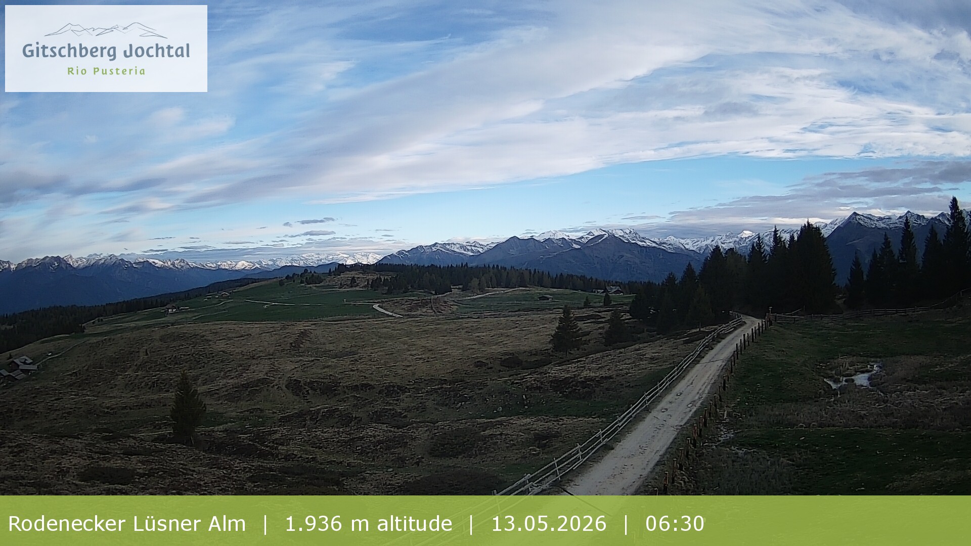 Archiv Foto Webcam Panoramablick Rodenecker Lüsner Alm