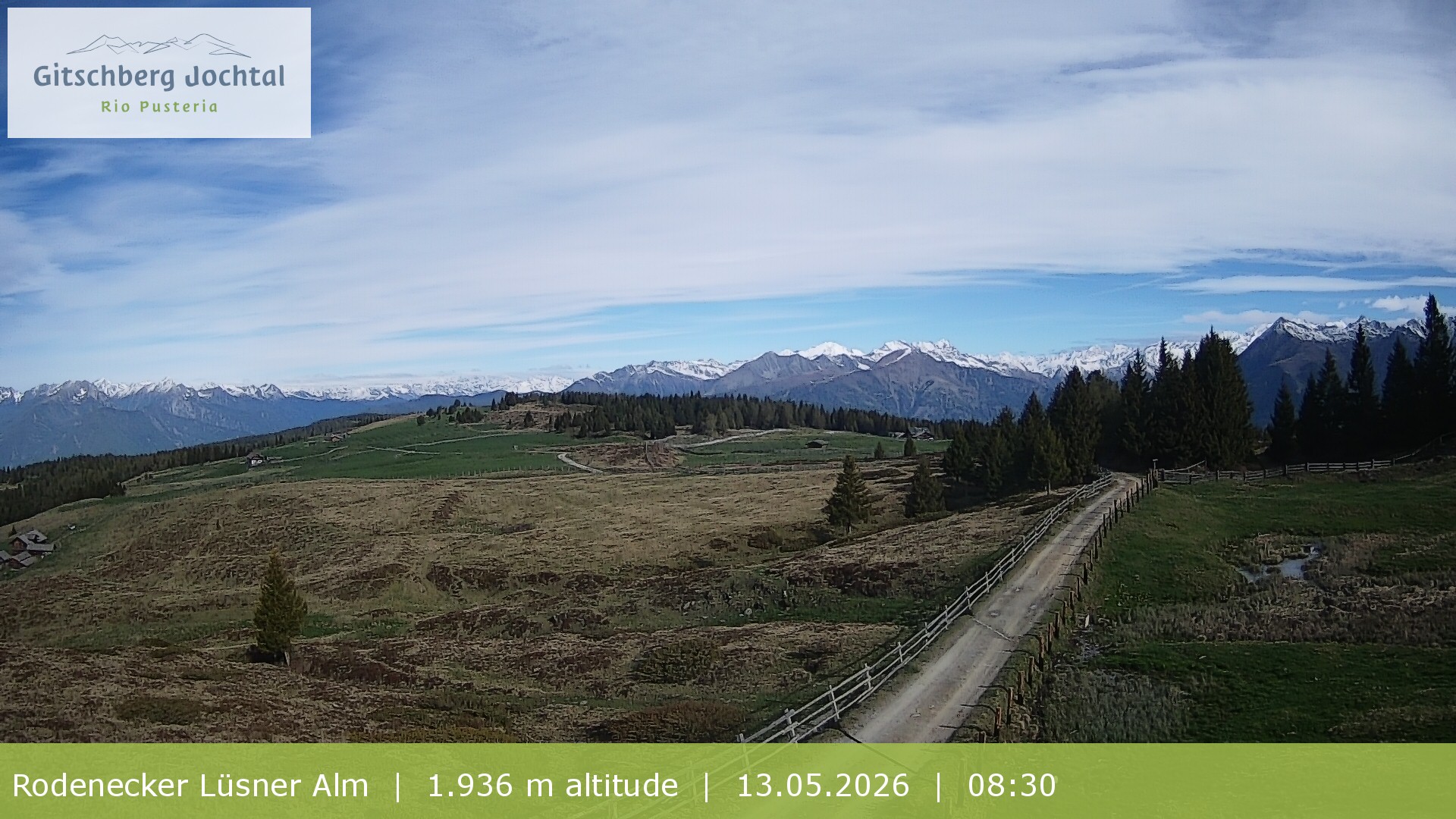 Archiv Foto Webcam Panoramablick Rodenecker Lüsner Alm