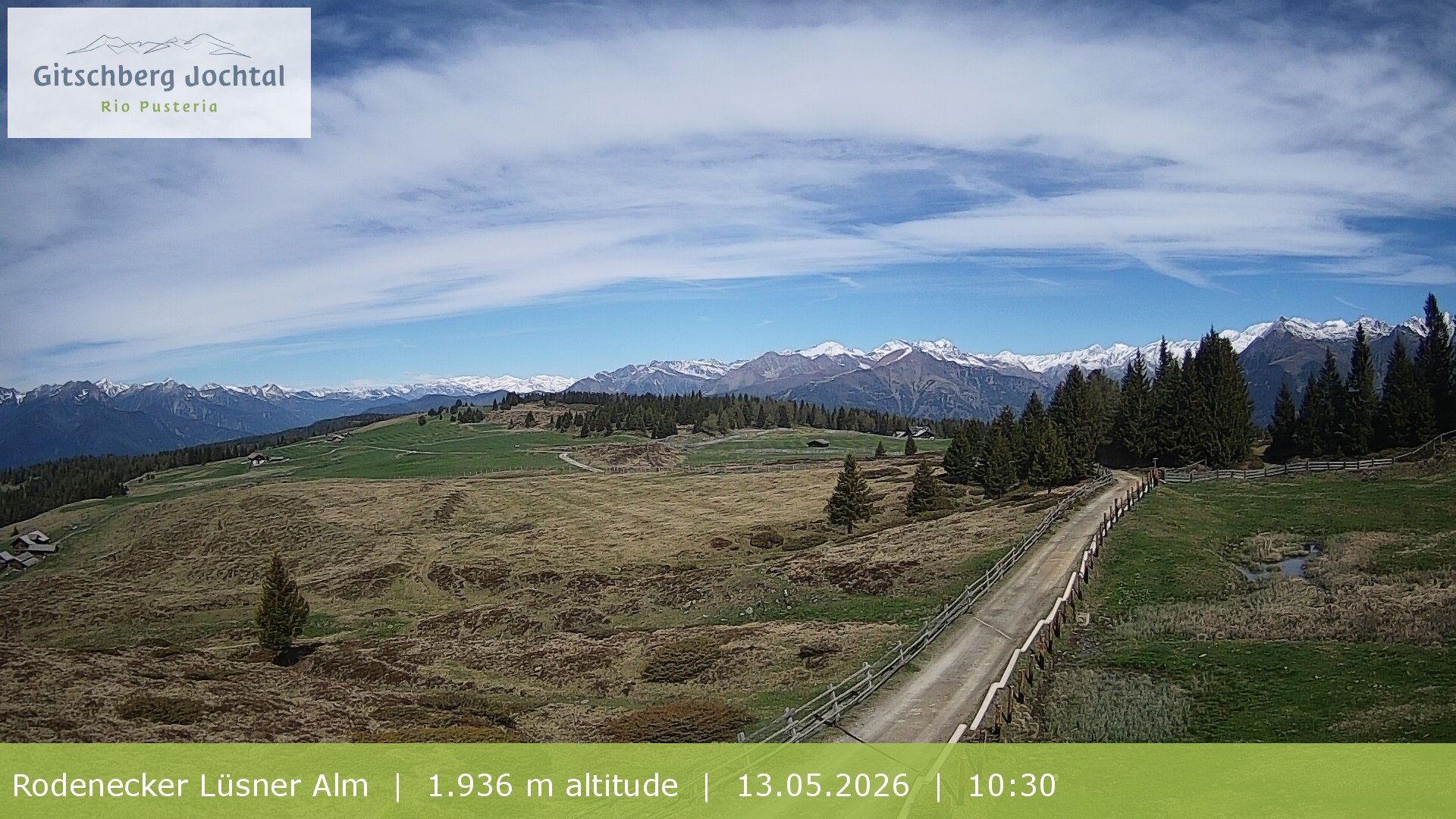 Archiv Foto Webcam Panoramablick Rodenecker Lüsner Alm