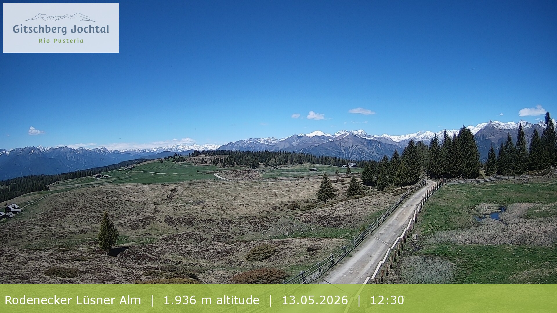 Archiv Foto Webcam Panoramablick Rodenecker Lüsner Alm