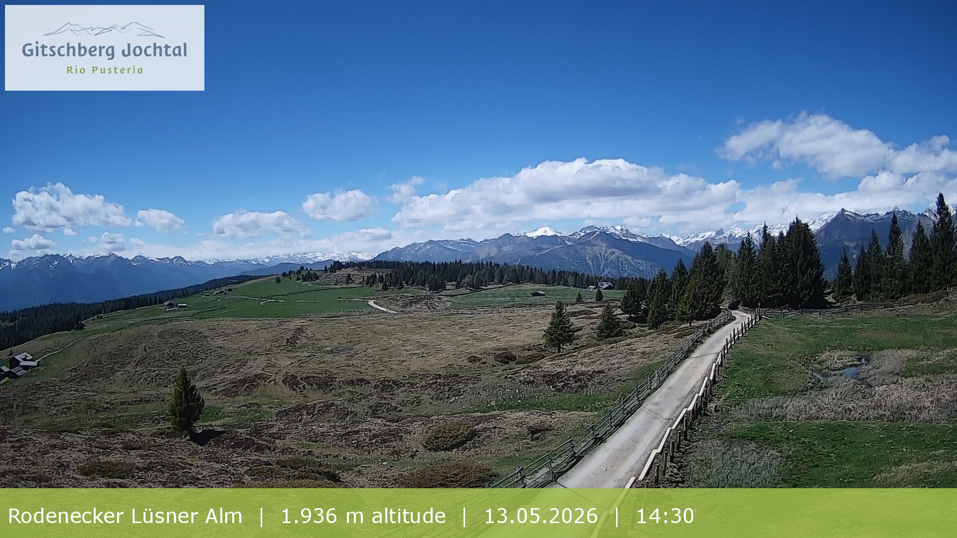 Archiv Foto Webcam Panoramablick Rodenecker Lüsner Alm