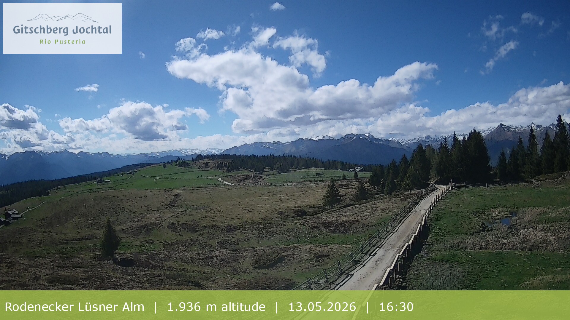 Archiv Foto Webcam Panoramablick Rodenecker Lüsner Alm