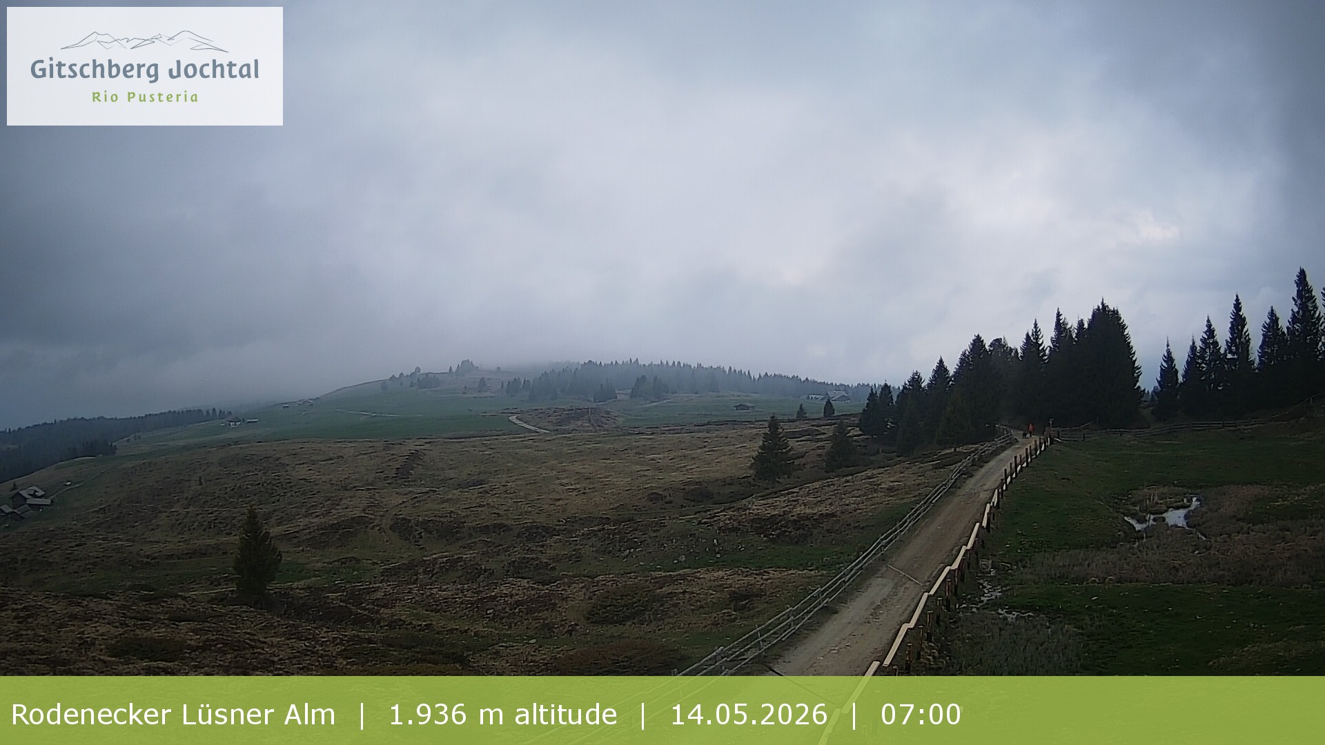 Archiv Foto Webcam Panoramablick Rodenecker Lüsner Alm