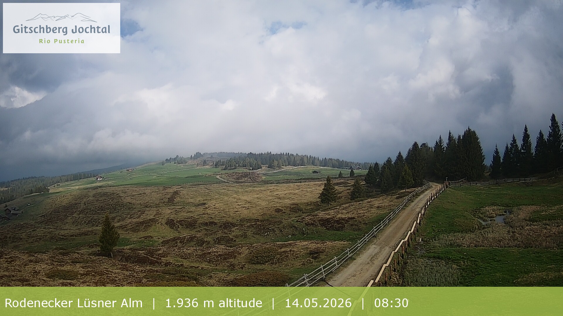 Archiv Foto Webcam Panoramablick Rodenecker Lüsner Alm