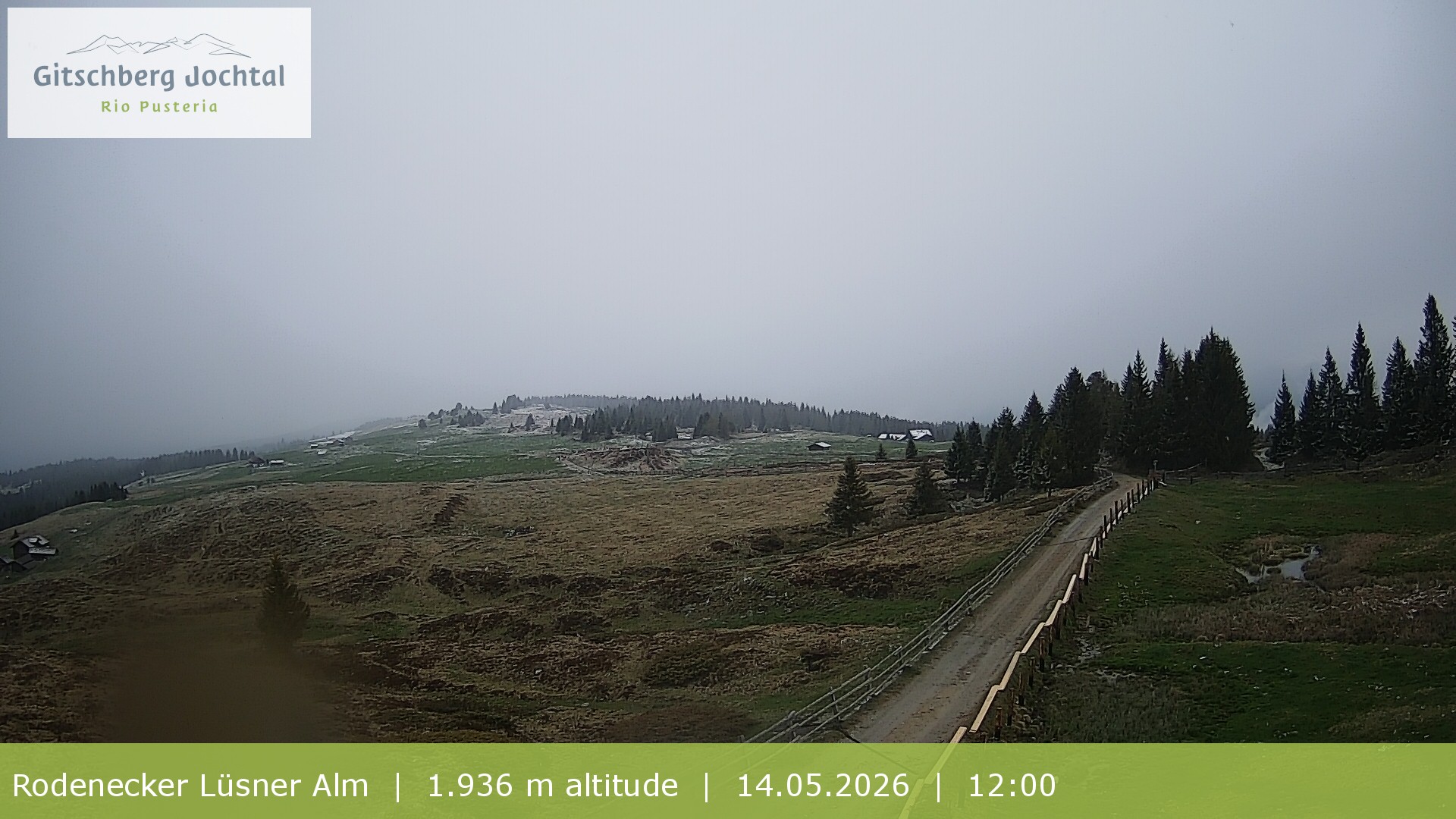 Archiv Foto Webcam Panoramablick Rodenecker Lüsner Alm