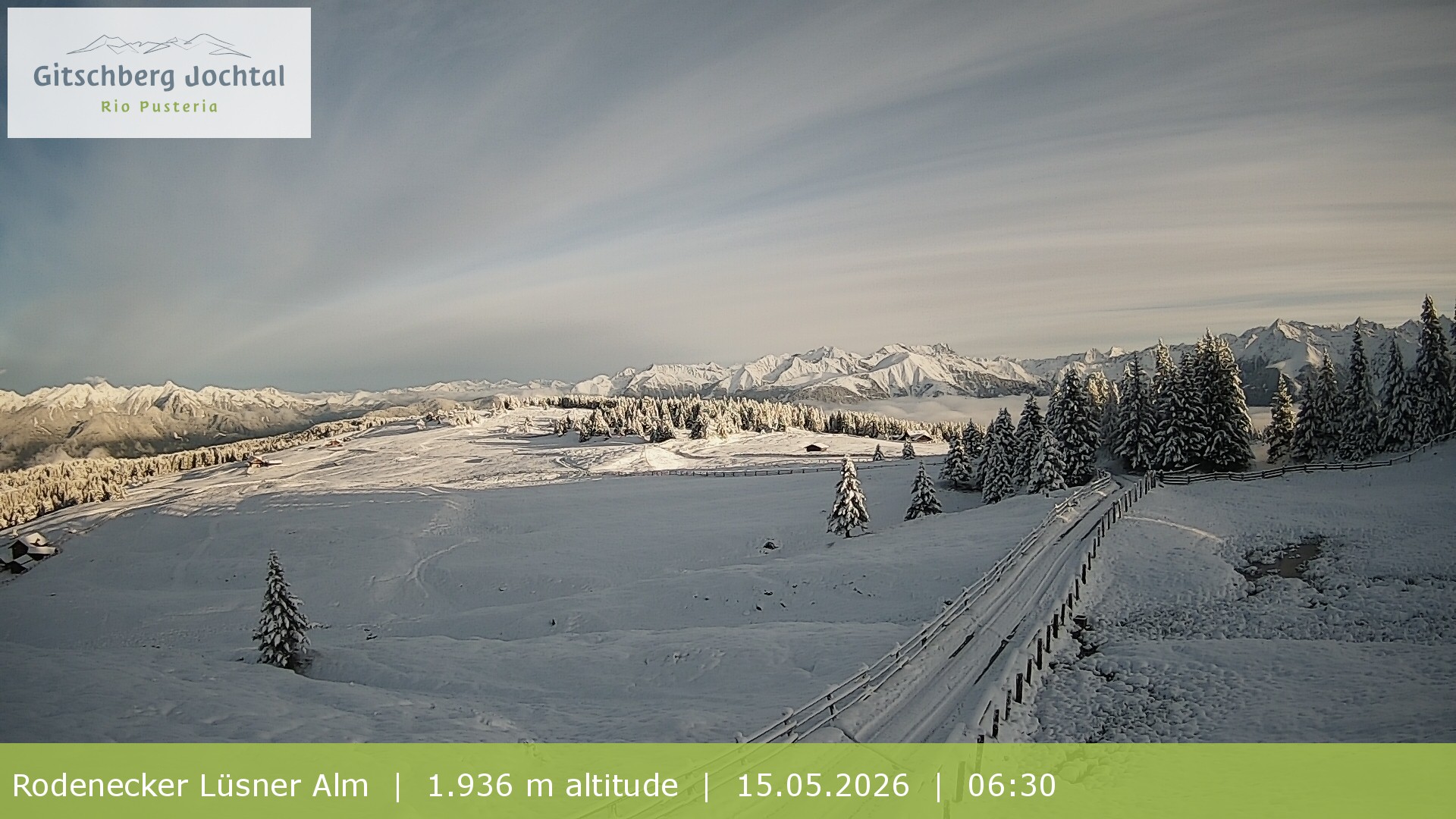 Archiv Foto Webcam Panoramablick Rodenecker Lüsner Alm