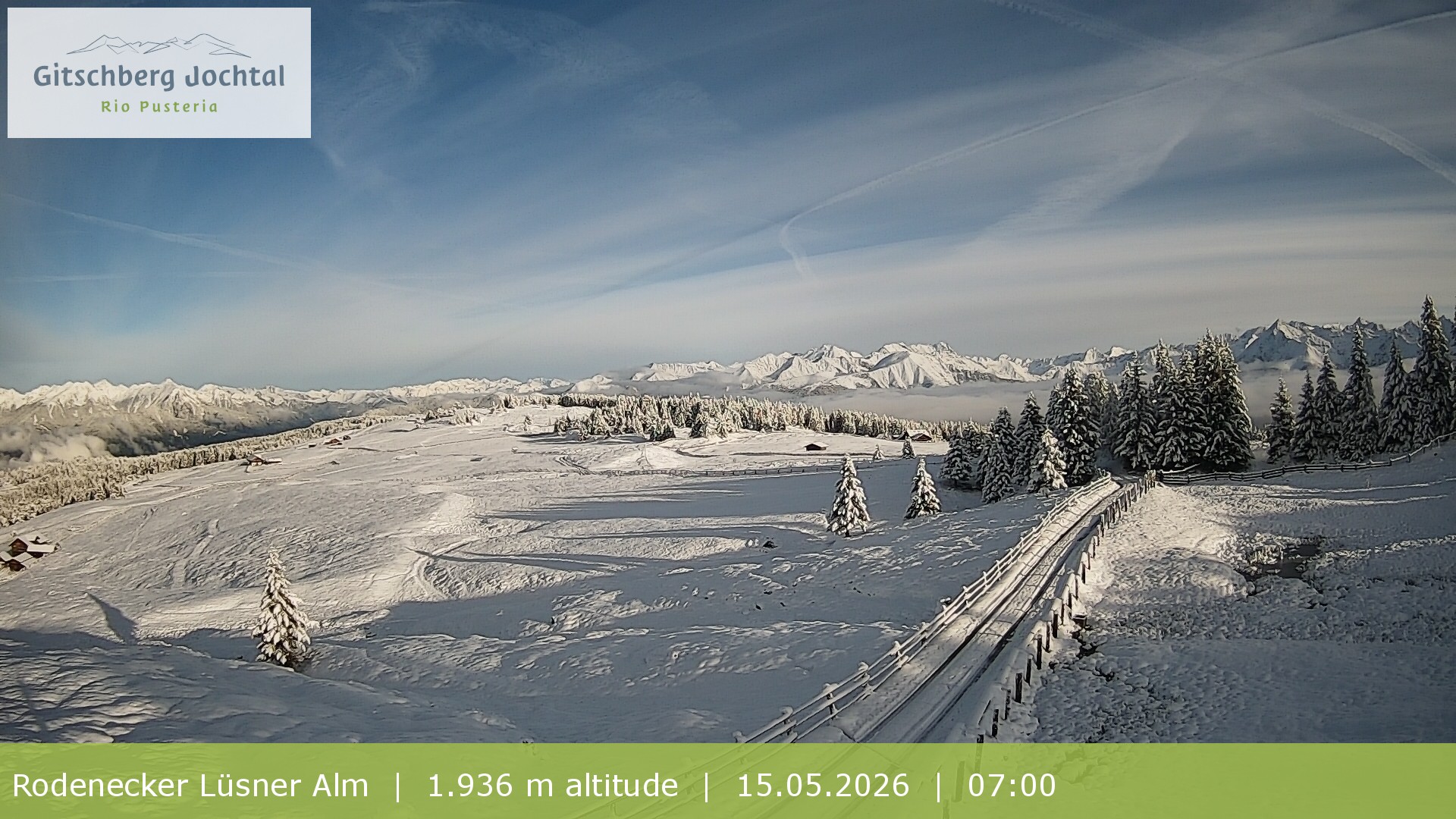Archiv Foto Webcam Panoramablick Rodenecker Lüsner Alm