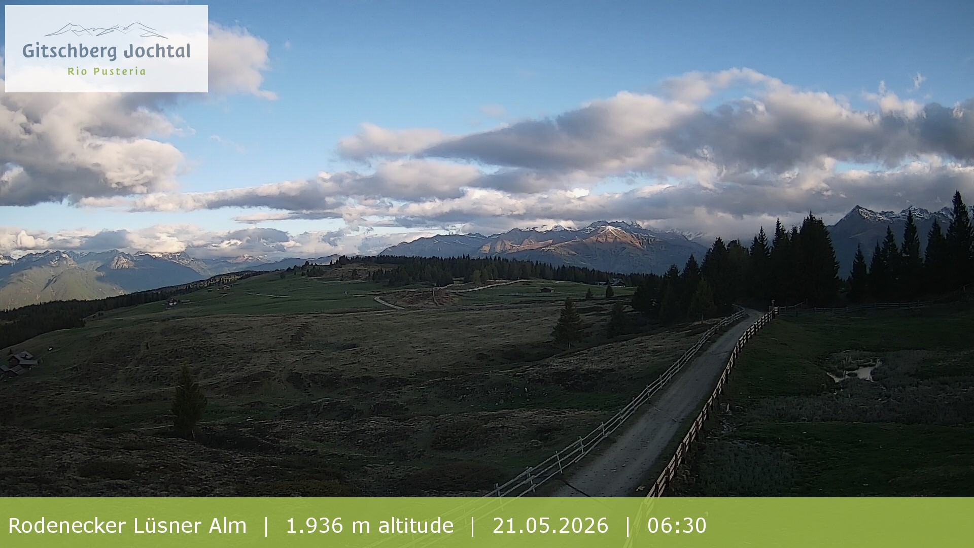 Archiv Foto Webcam Panoramablick Rodenecker Lüsner Alm