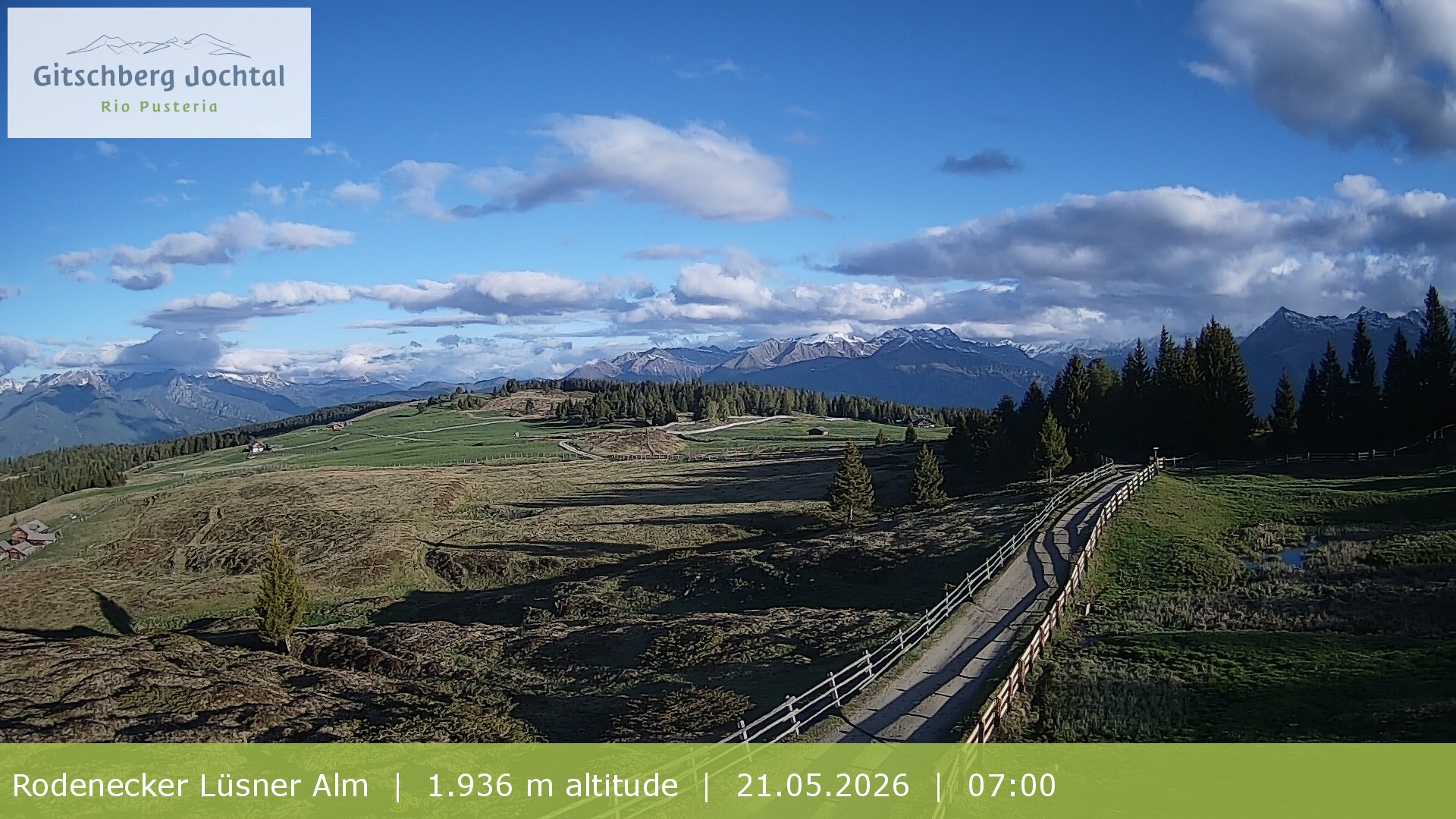 Archiv Foto Webcam Panoramablick Rodenecker Lüsner Alm