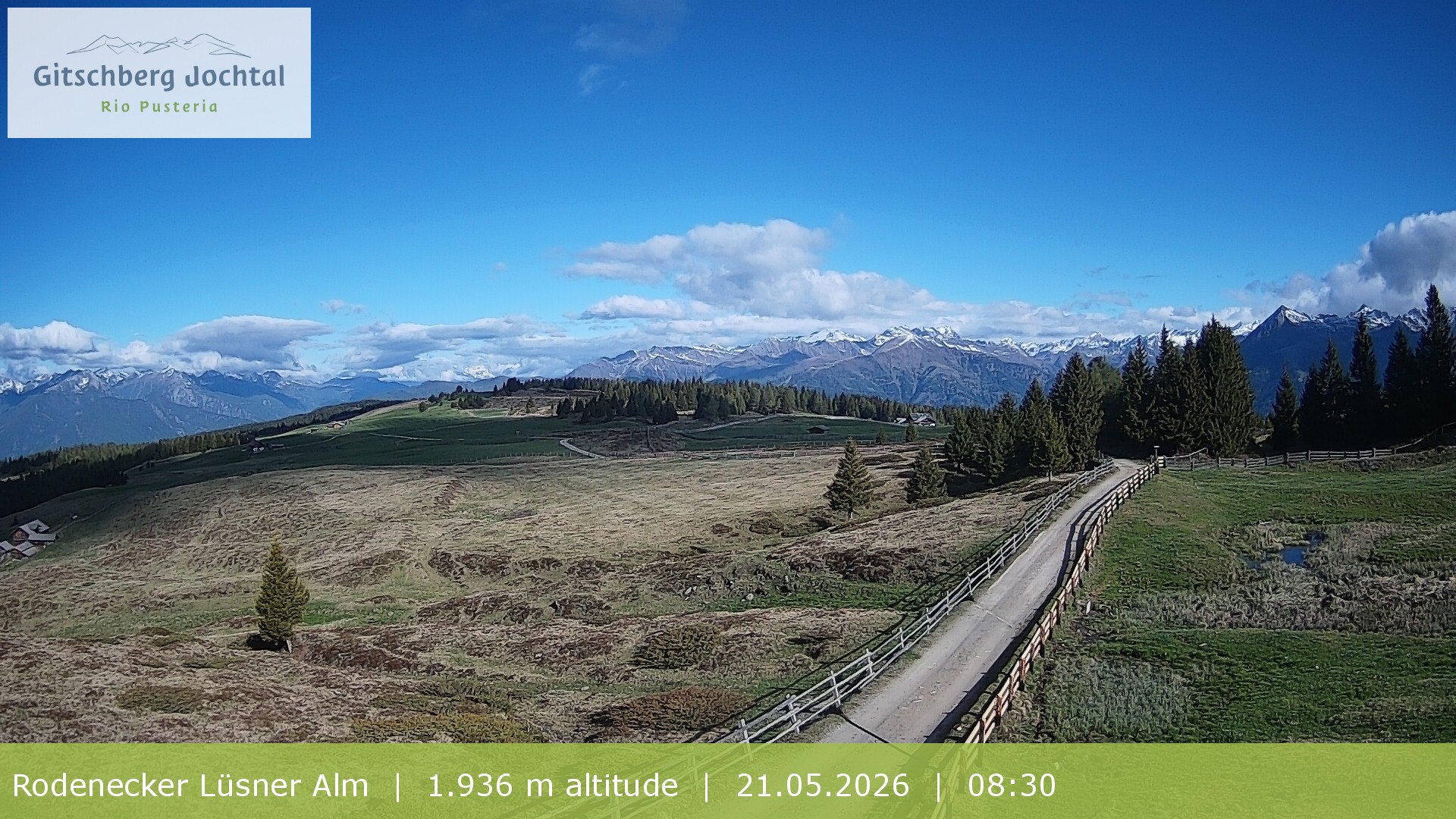 Archiv Foto Webcam Panoramablick Rodenecker Lüsner Alm