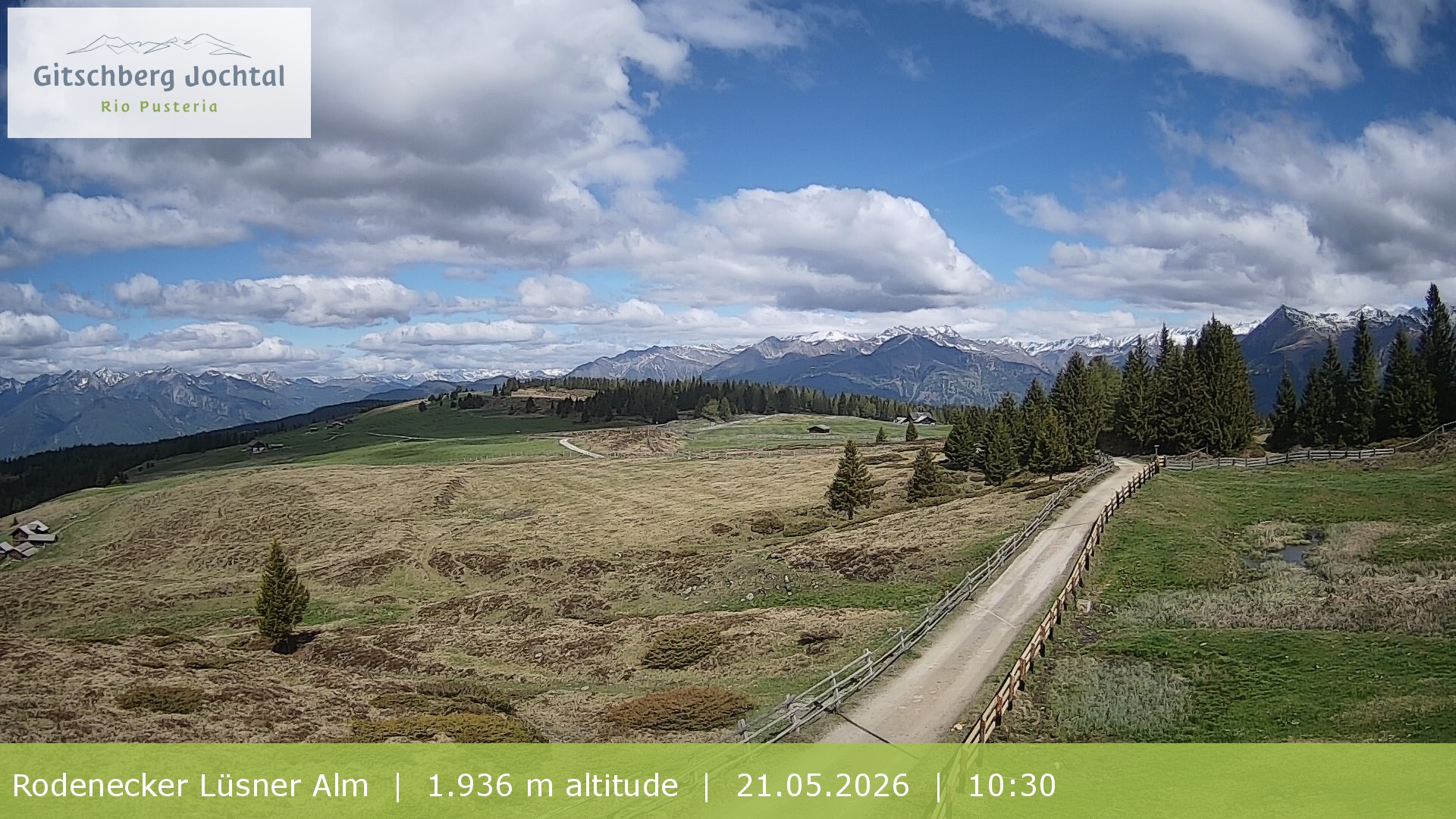 Archiv Foto Webcam Panoramablick Rodenecker Lüsner Alm