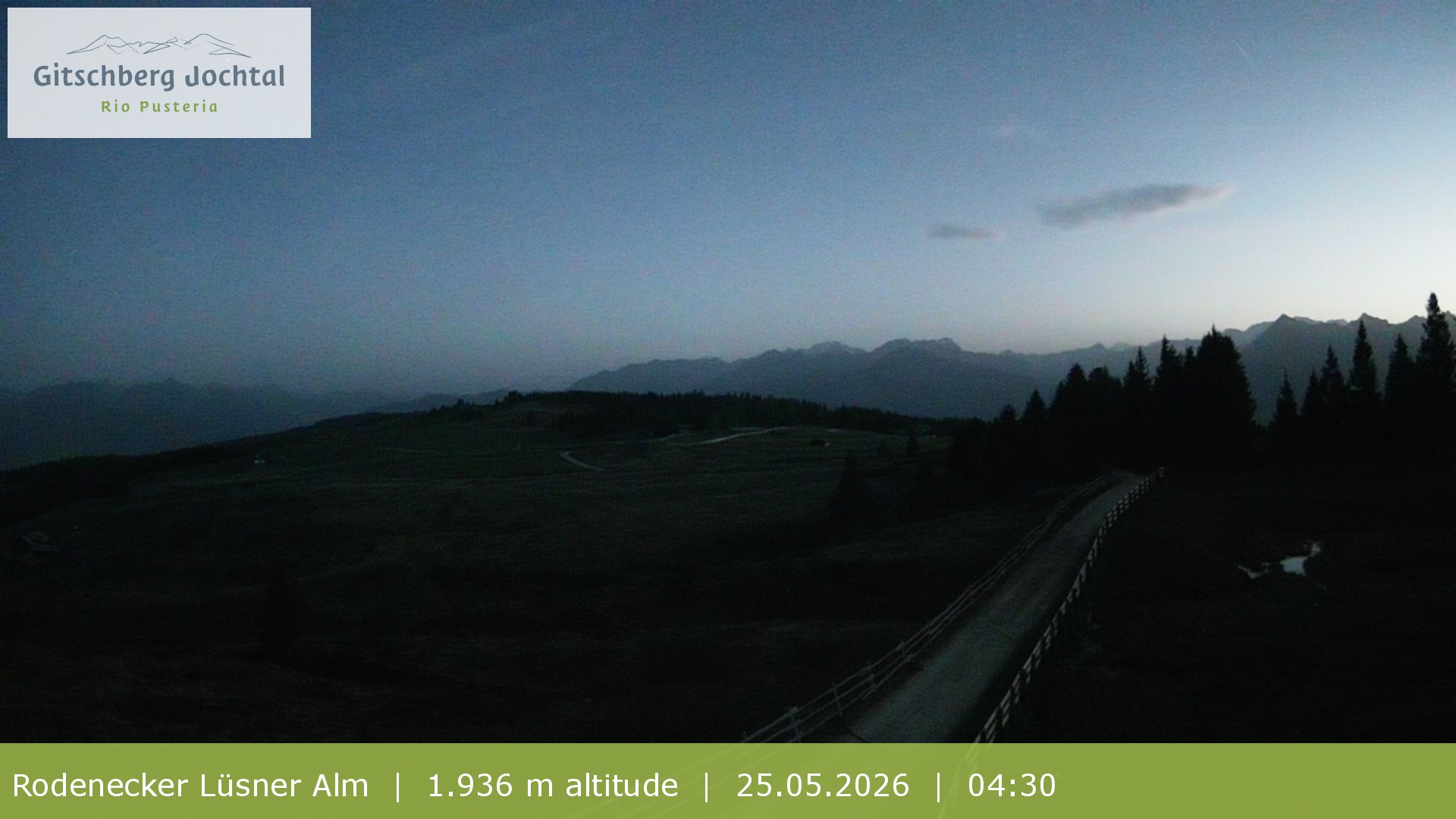 Archived image Webcam View around Rodenecker Lüsner Alm